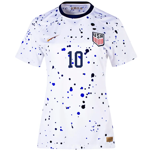 Nike Womens United States Christian Pulisic Home Jersey 23/24 (White/Loyal Blue)