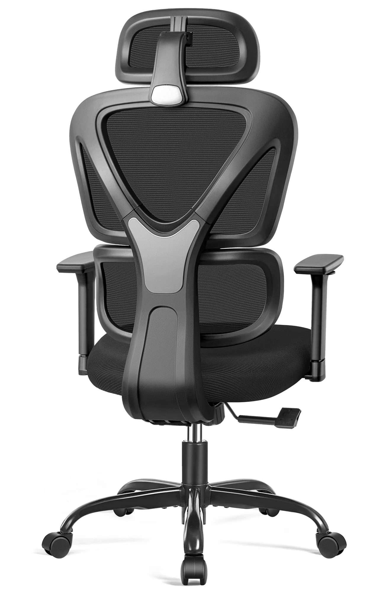 COOLHUT Ergonomic Office Chair, High Back Adjustable Computer Desk Chair with Lumbar Support, 500lb, Black