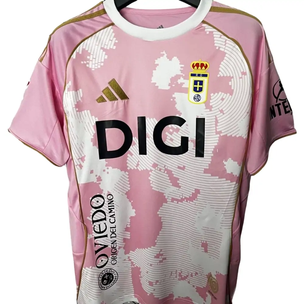 2025-26 Real Oviedo Pink October Short Sleeve Jersey - Fans Edition