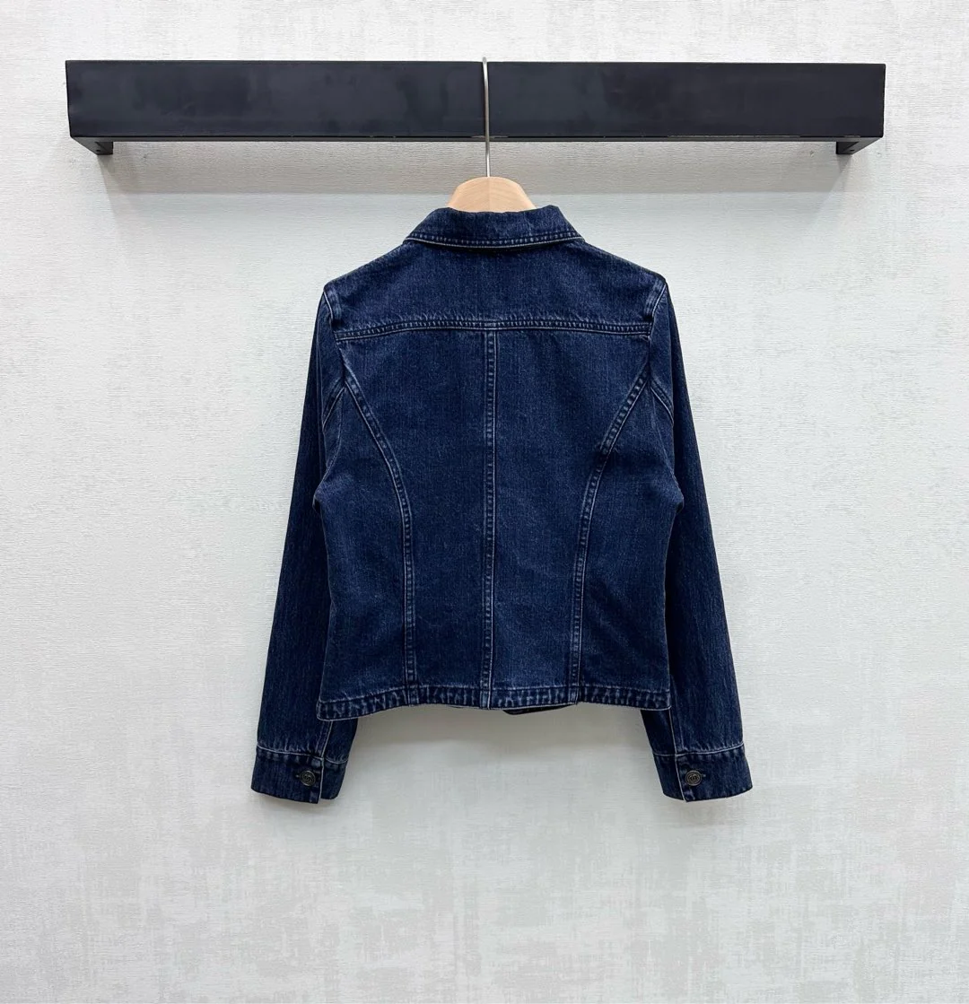 26NEW Collared Slim Fit Denim Jacket