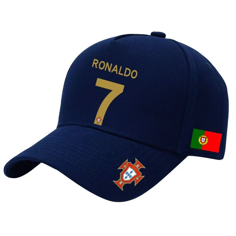 Hat-Portugal C Ronaldo 7-Jersey Cap-Blue