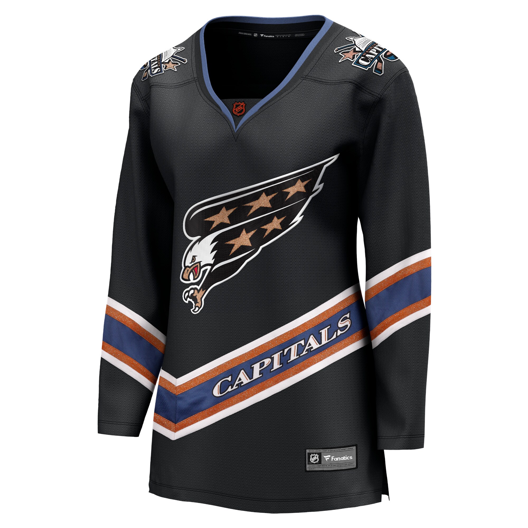 Washington Capitals Fanatics Women’s Special Edition 2.0 Breakaway Blank Jersey – Black