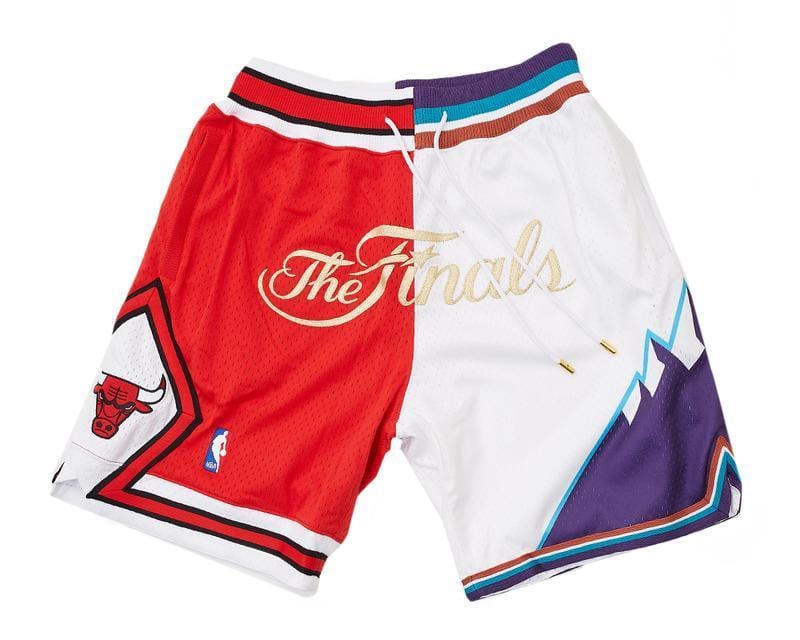 1997 NBA Finals Basketball Shorts Utah Jazz & Chicago Bulls