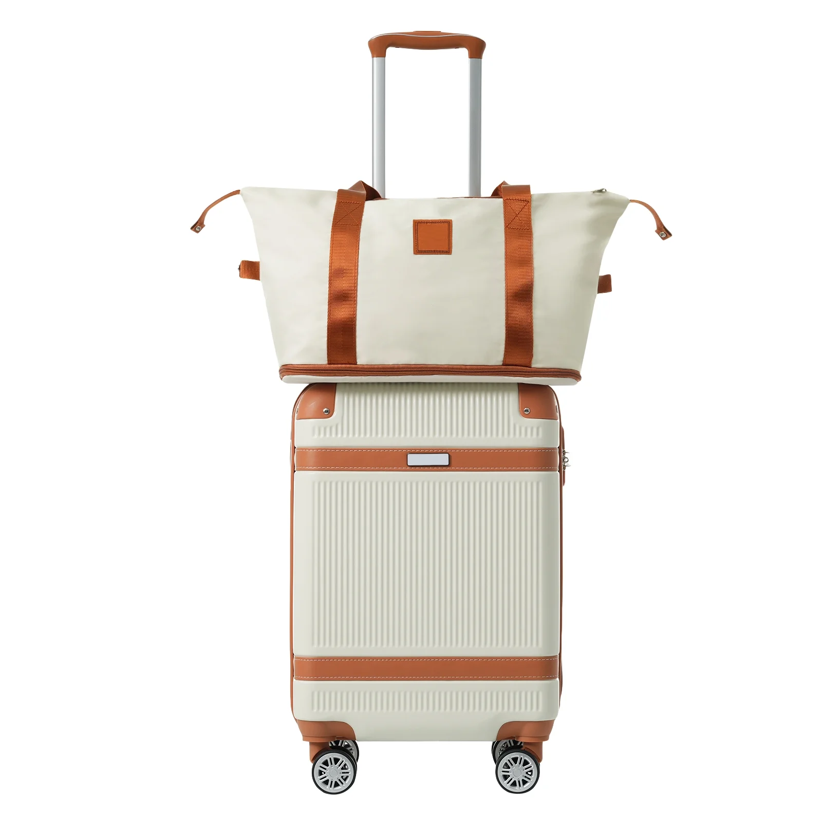 3 PCS set Expandable Suitcase Set Luggage Sets, 20 in Carry On Luggage with TSA Lock and Double Spinner Wheels