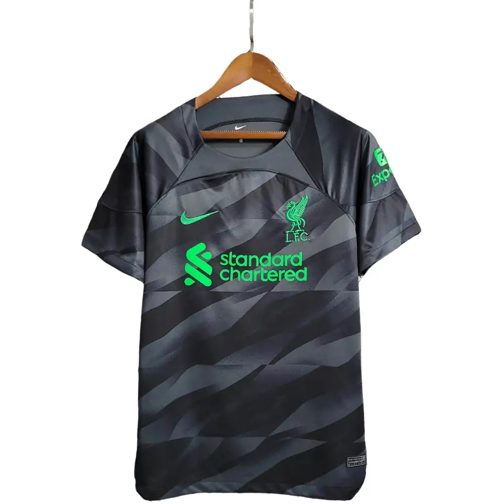 2023/2024 Liverpool Goalkeeper Black Soccer Jersey 1:1 Thai Quality - Fans Edition