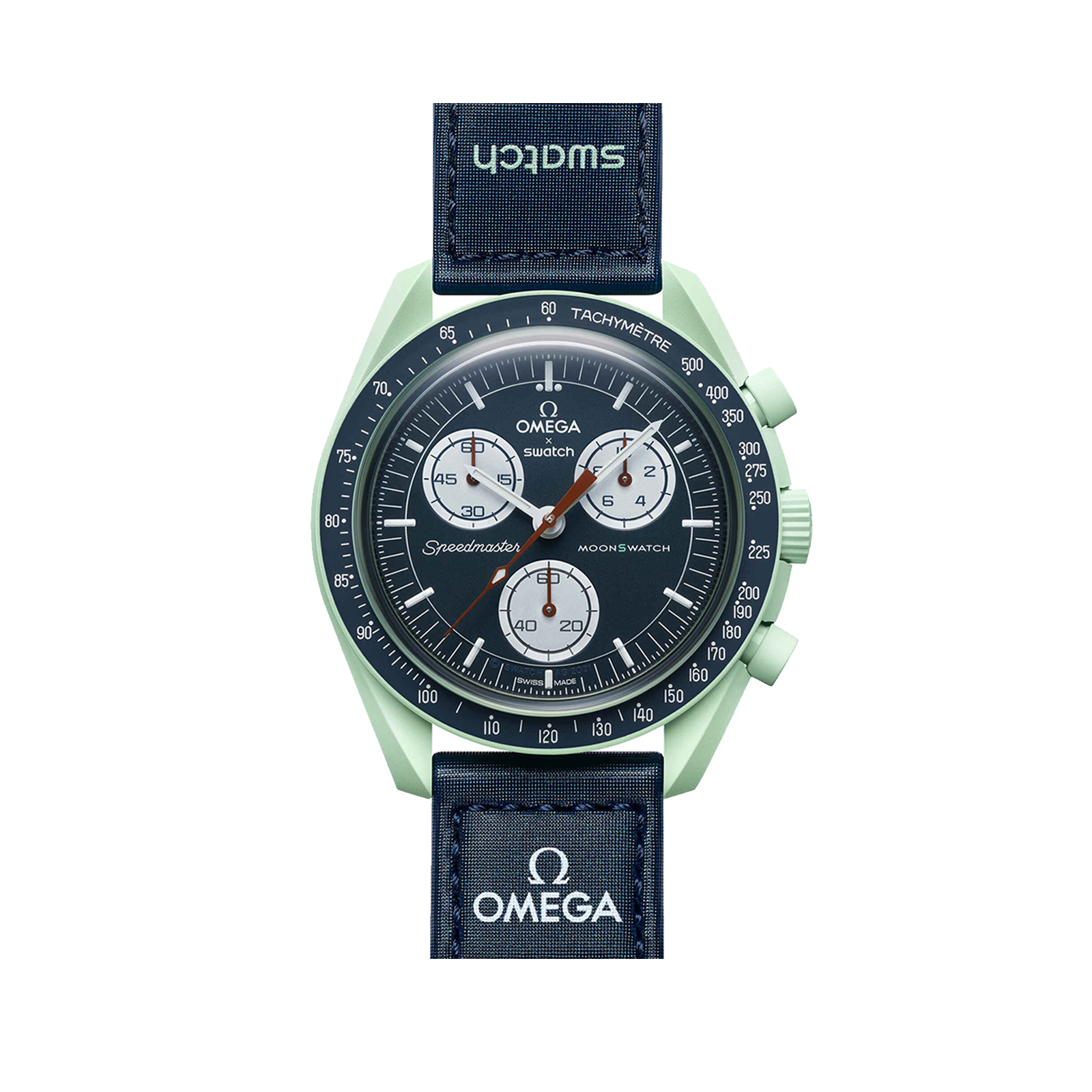 【Super Clone】Swatch x Omega SO33G100 Bioceramic Moonswatch Mission to Earth