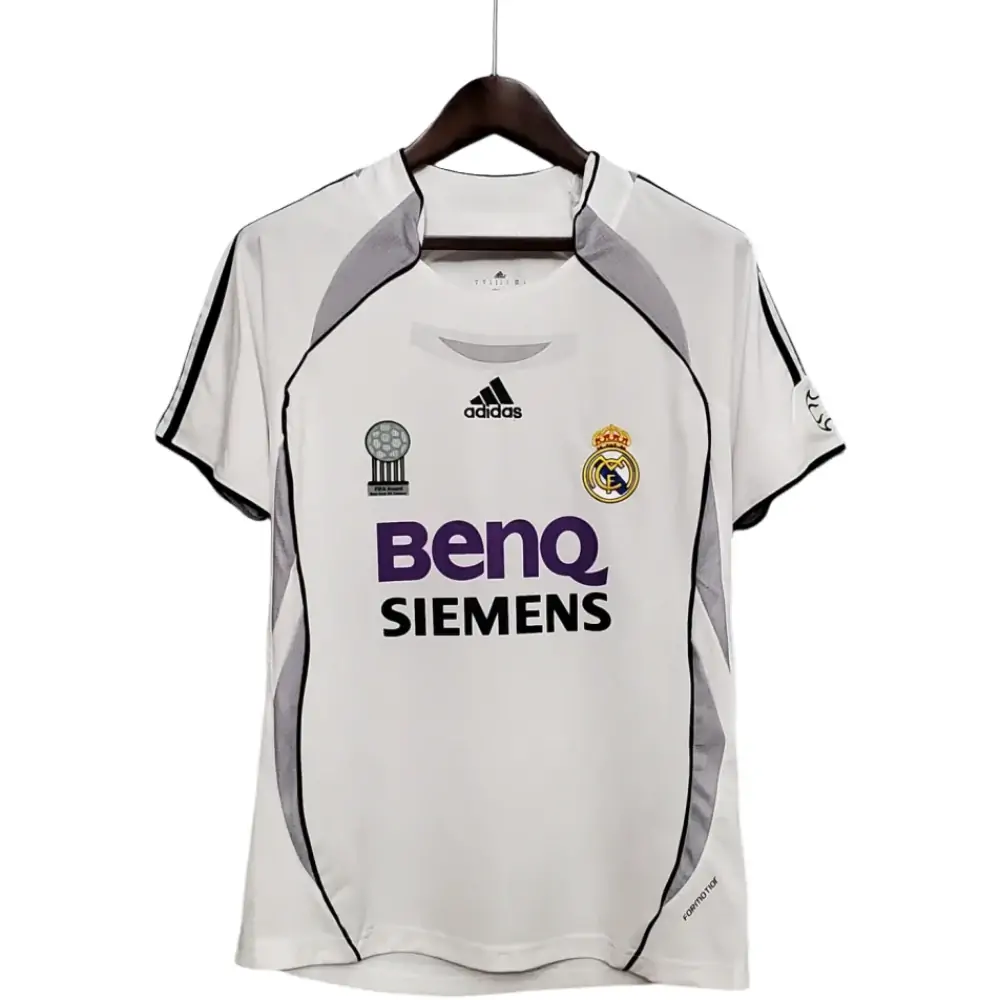 2006/07 Real Madrid Home Retro Jersey - Fans Edition