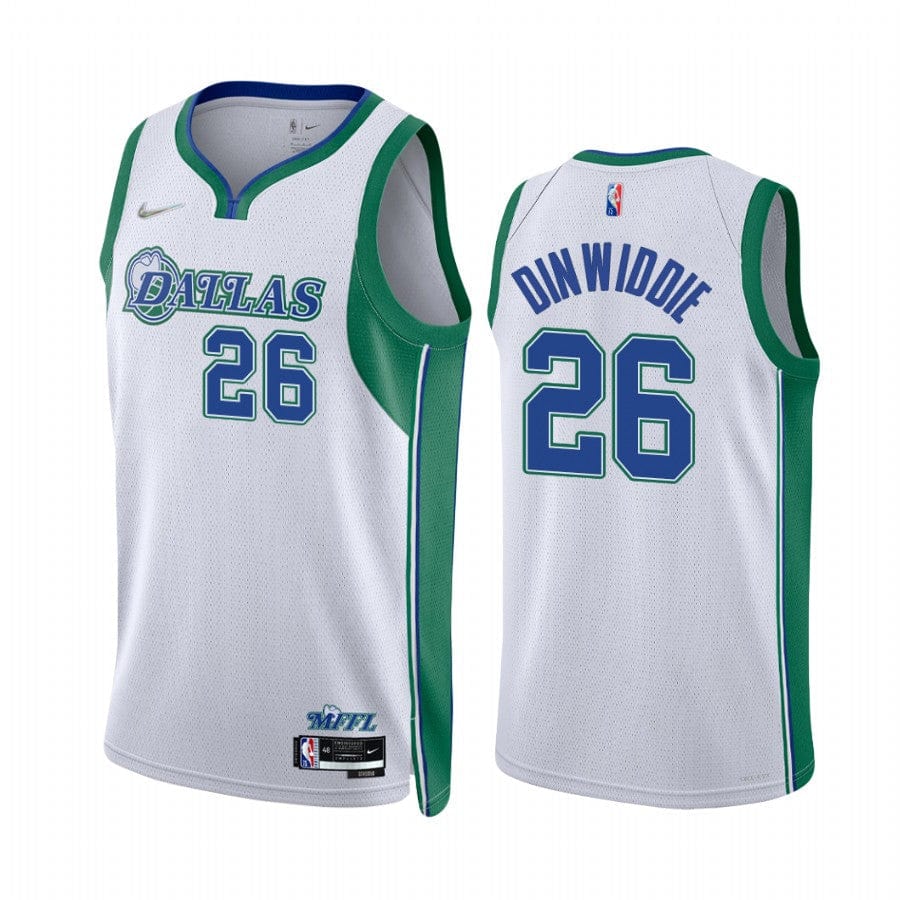 Spencer Dinwiddie Dallas Mavericks 2021-22 City Edition Jersey