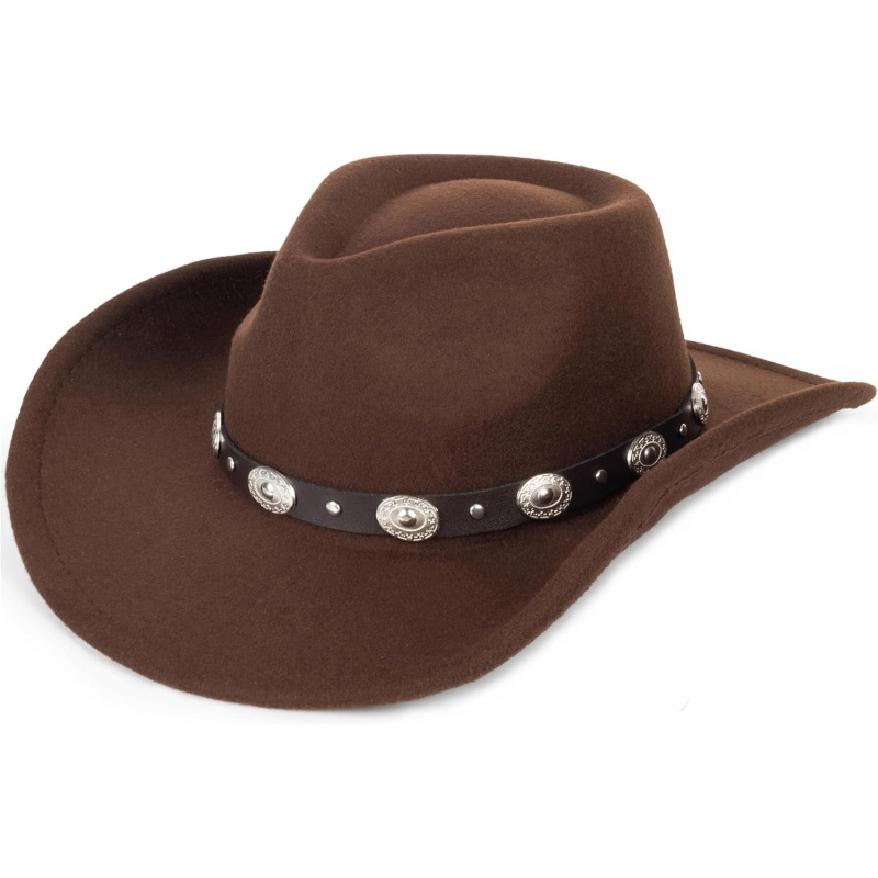 Women's Western Cowboy Hats Studded Pinched