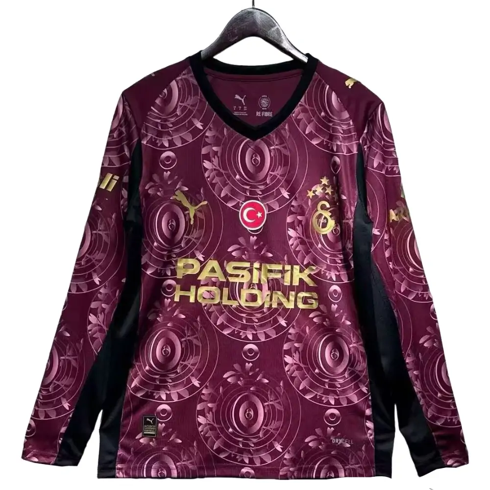 2025-26 Galatasaray S.K Second Away Long Sleeve Jersey - Fans Edition