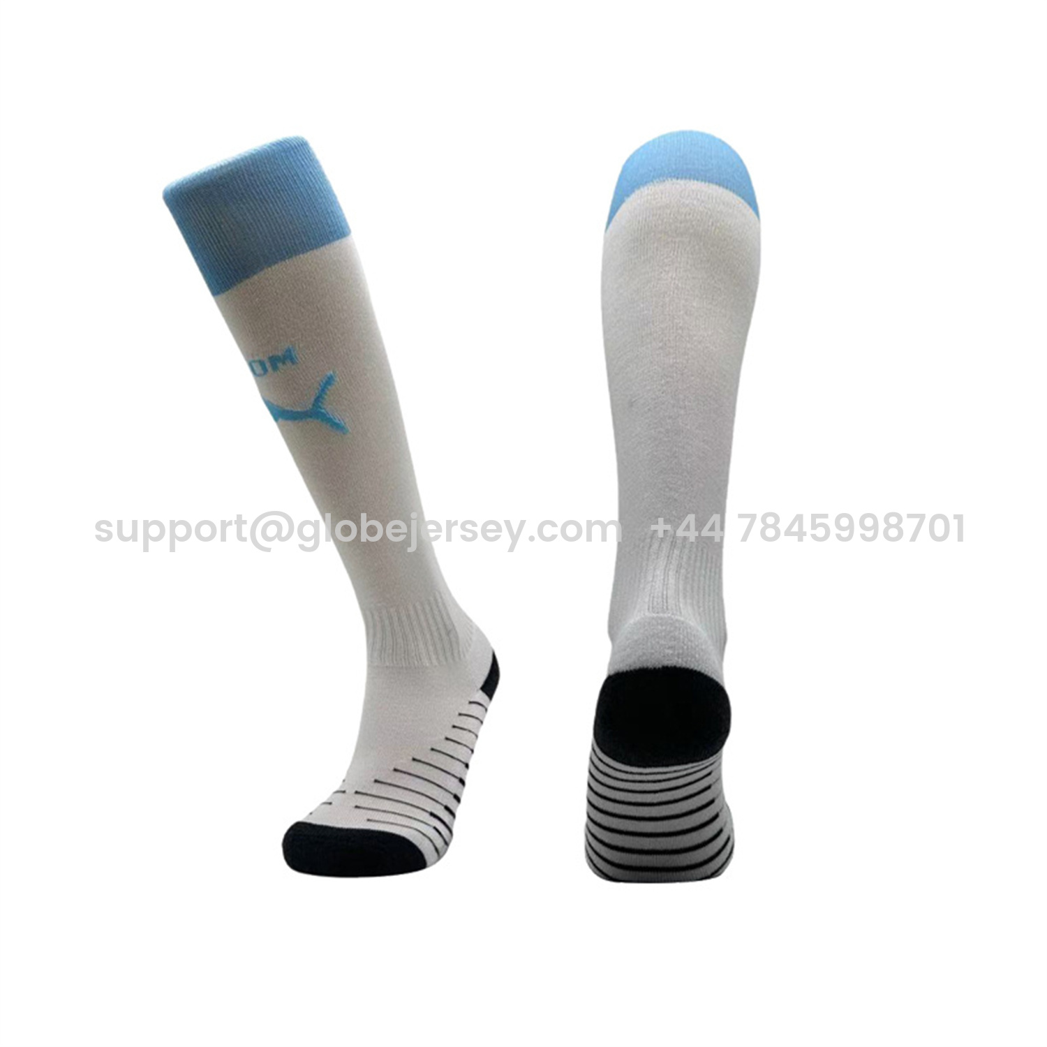 Marseille 25-26 Home Socks - White