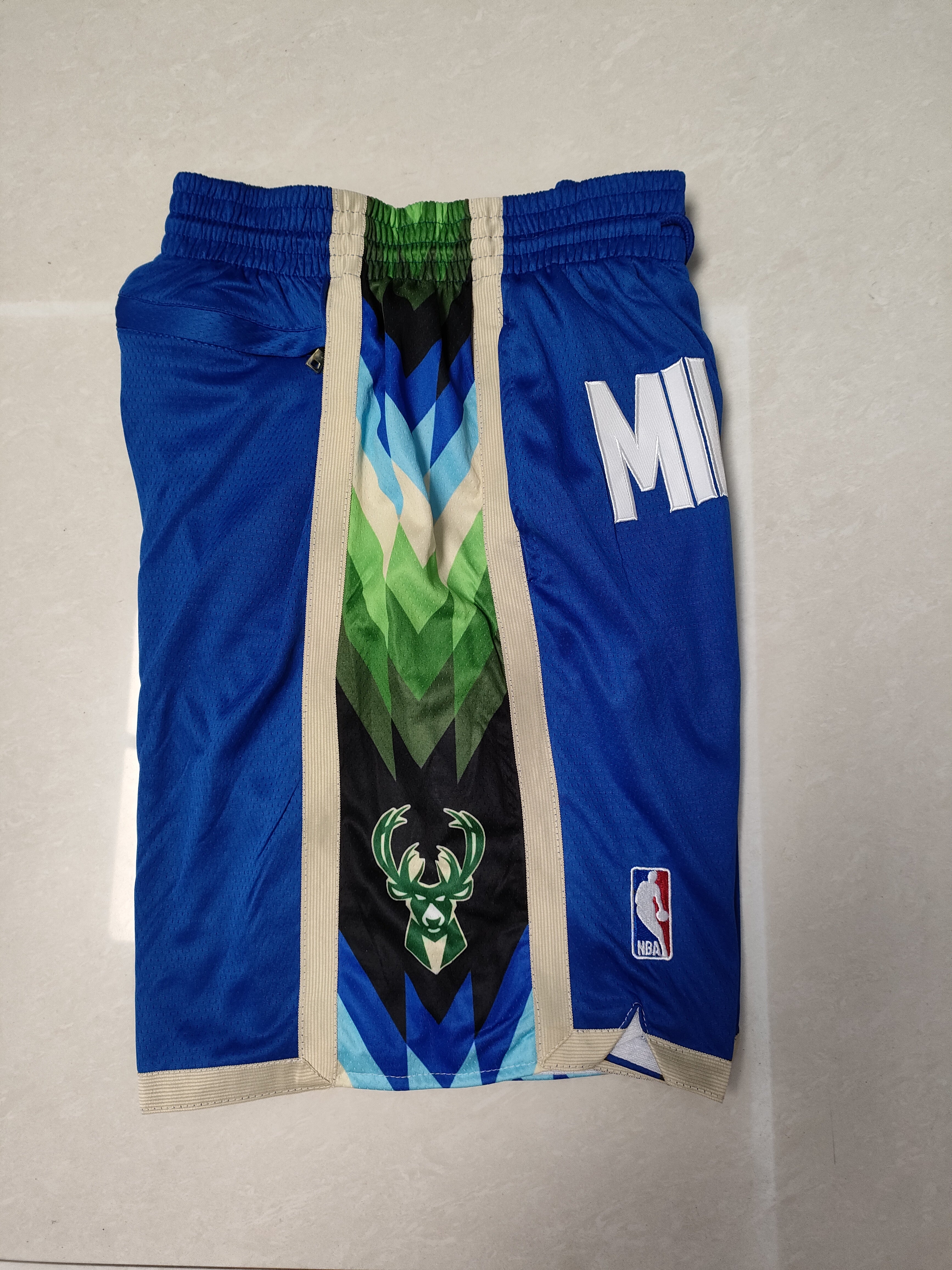 Milwaukee Bucks Blue City Edition Pocket Pants