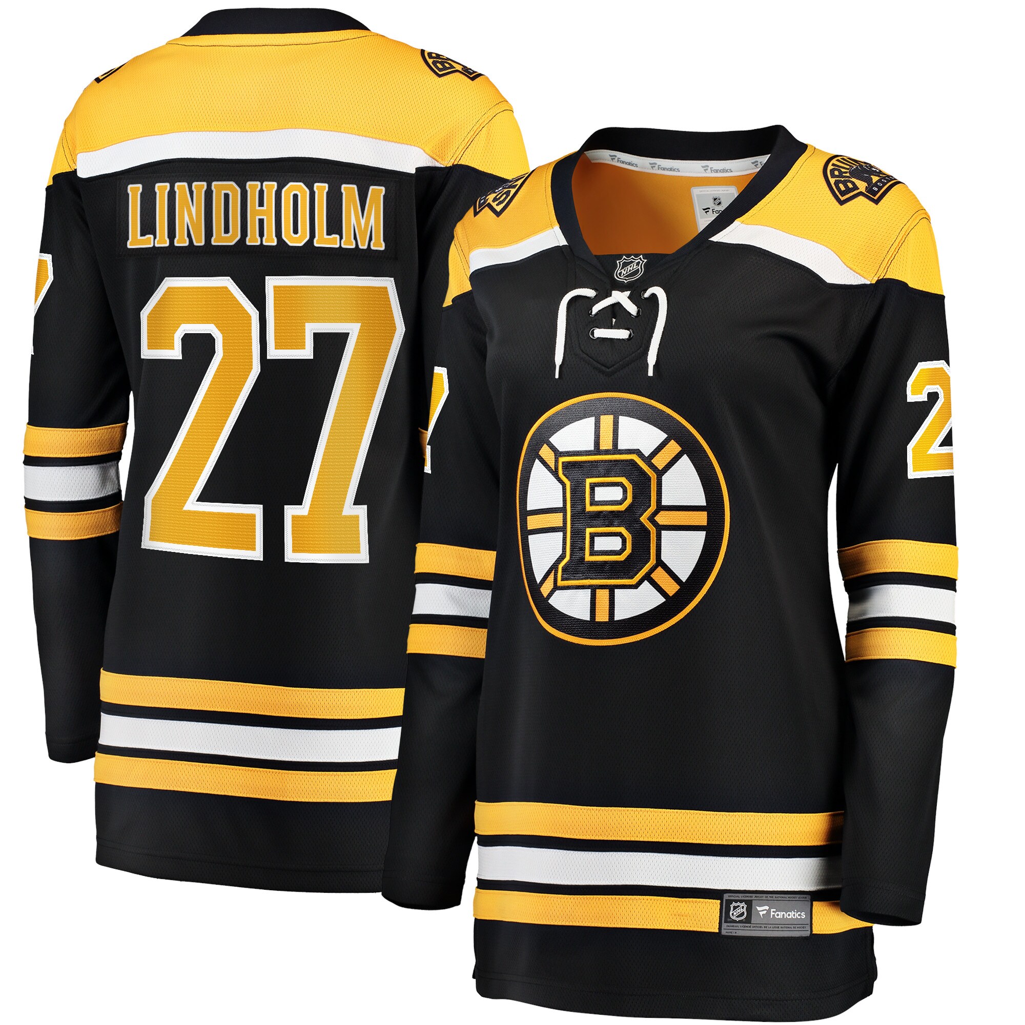 Hampus Lindholm Boston Bruins Women’s Fanatics Home Breakaway  Jersey – Black