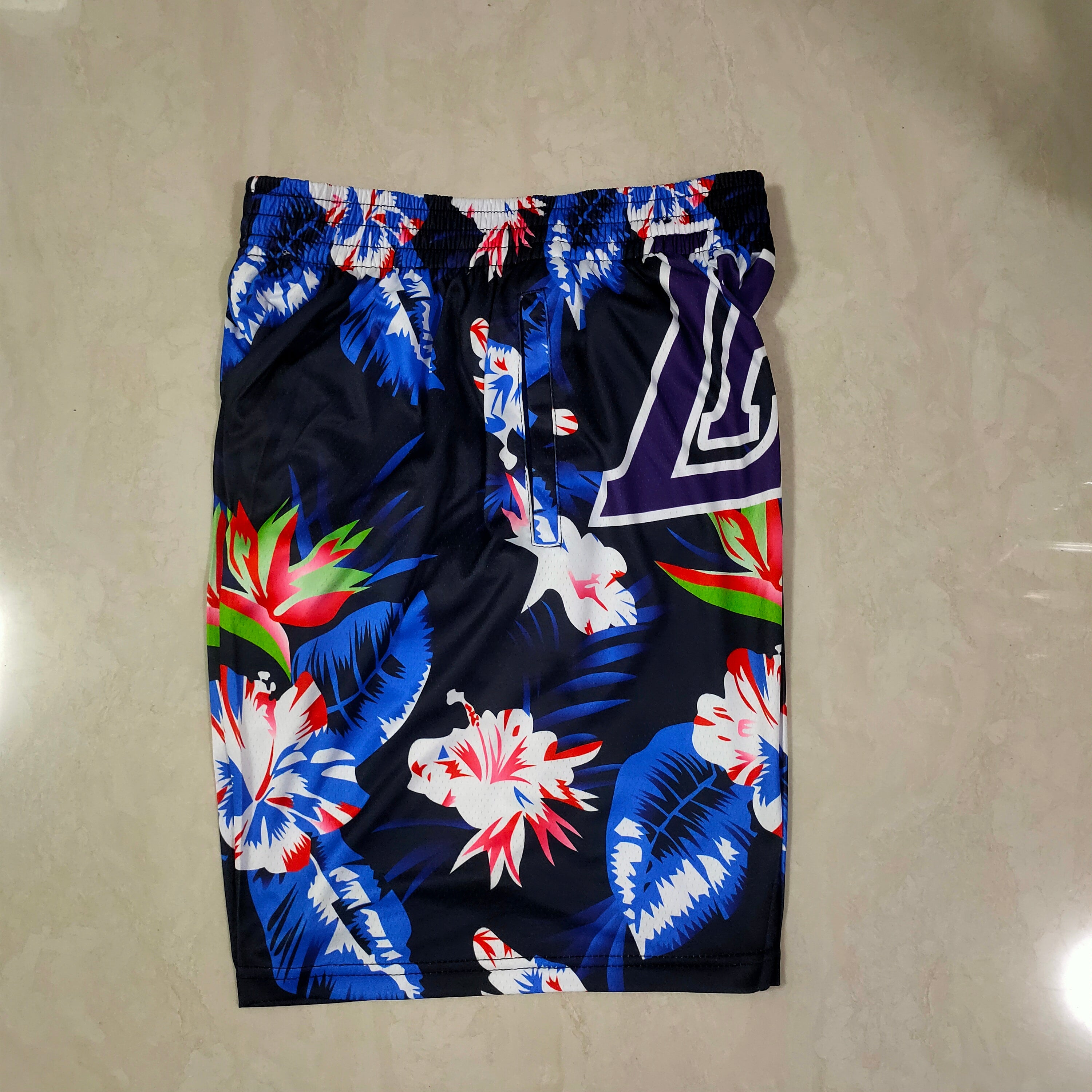 Los Angeles Lakers floral version mitchell&ness pocket pants