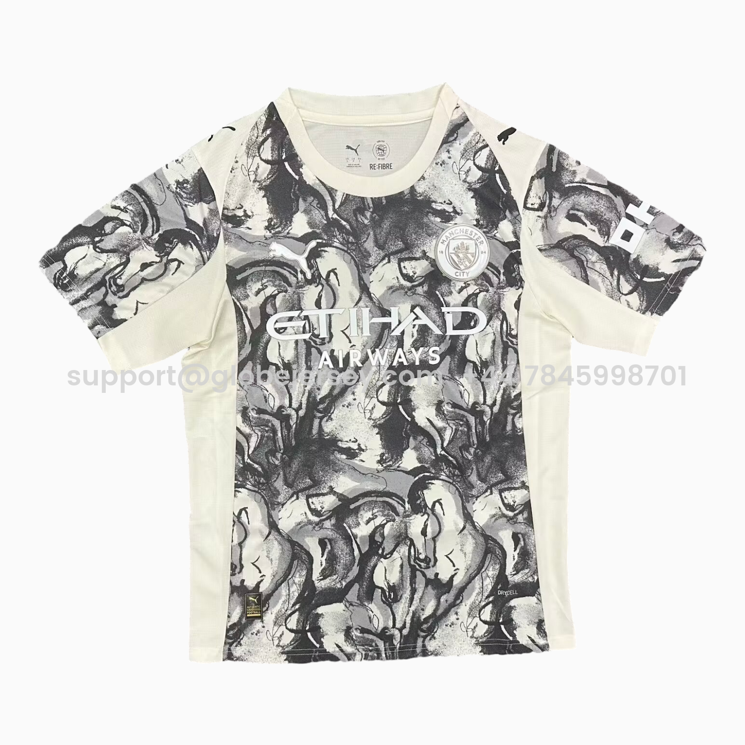 Manchester City 25-26 Year of the Horse Ink Painting Special Jersey - Fans Version