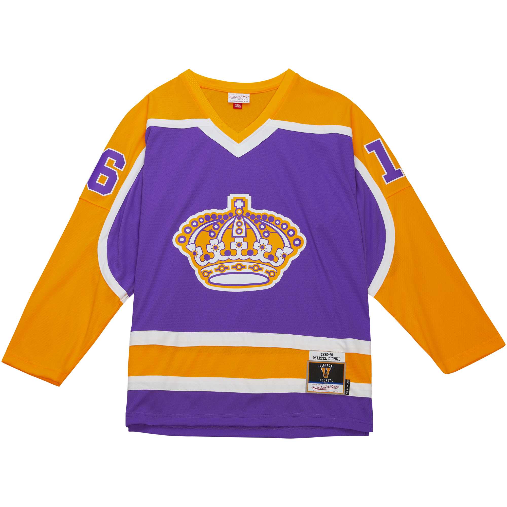 Marcel Dionne Los Angeles Kings Mitchell & Ness  1980/81 Blue Line   Jersey – Purple