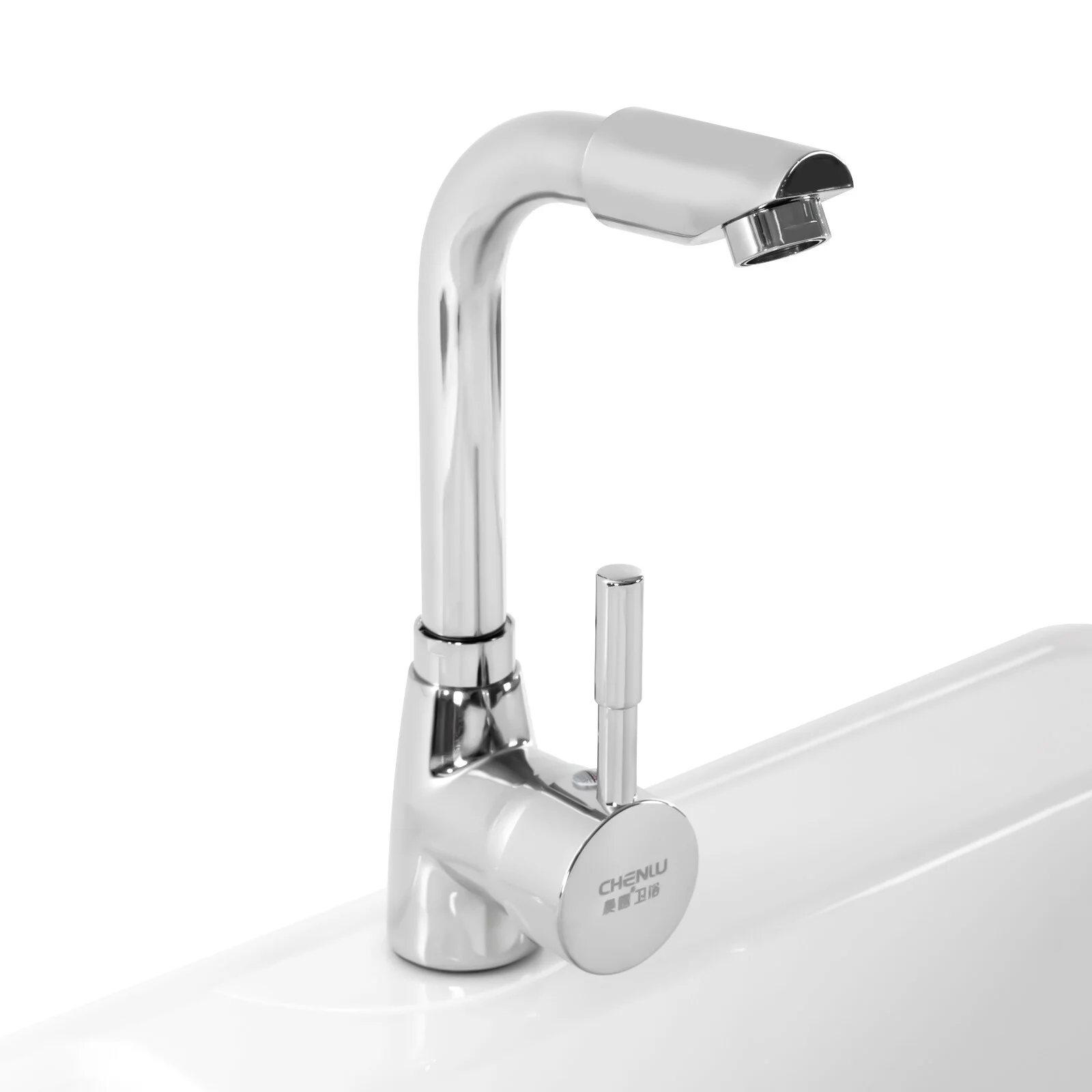 Freestanding Laundry Sink Plastic Basin Tub Utility Wash Bowl with Hot&Cold Faucet/Washboard for Sundry Rooms
