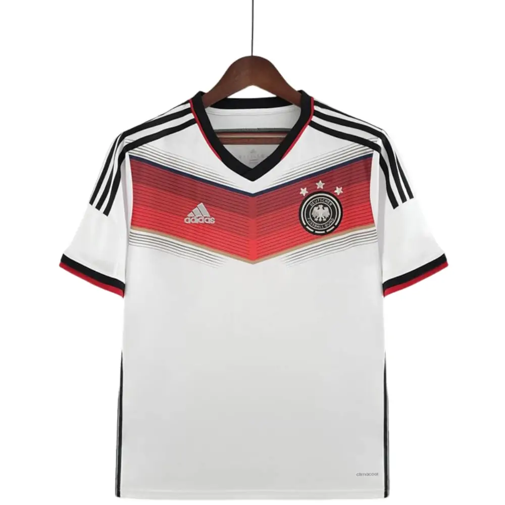 2014 Retro Germany Home Soccer Jersey