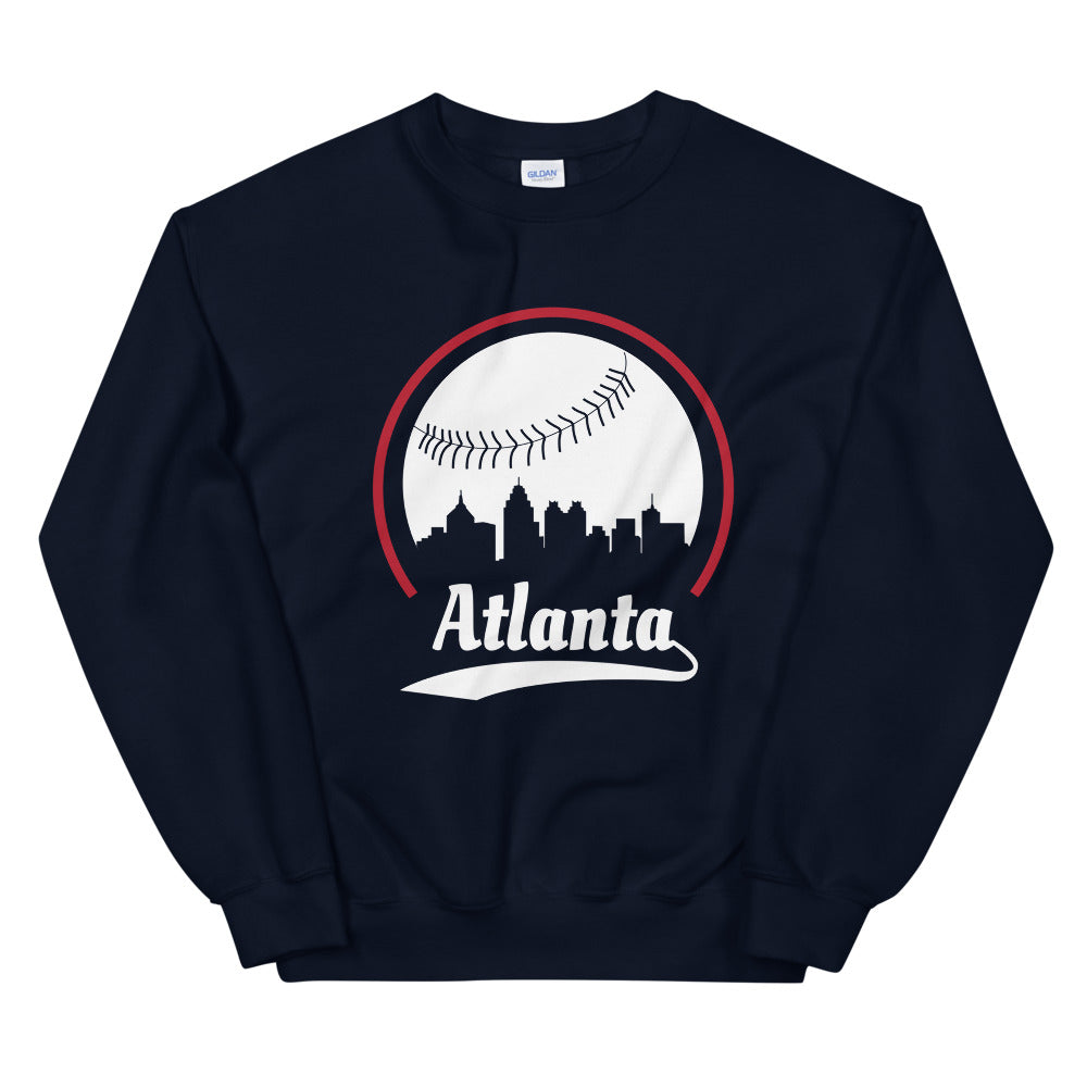 Unisex Atlanta Braves Baseball Crewneck Sweatshirt