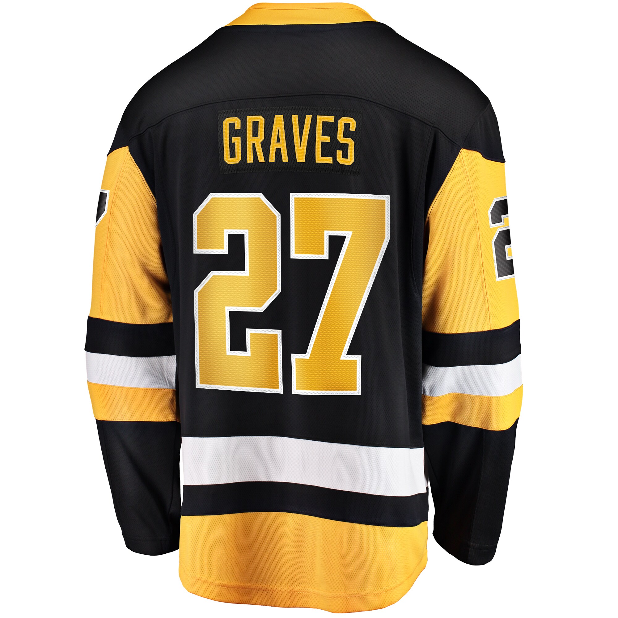 Ryan Graves Pittsburgh Penguins Fanatics Home Breakaway Jersey – Black