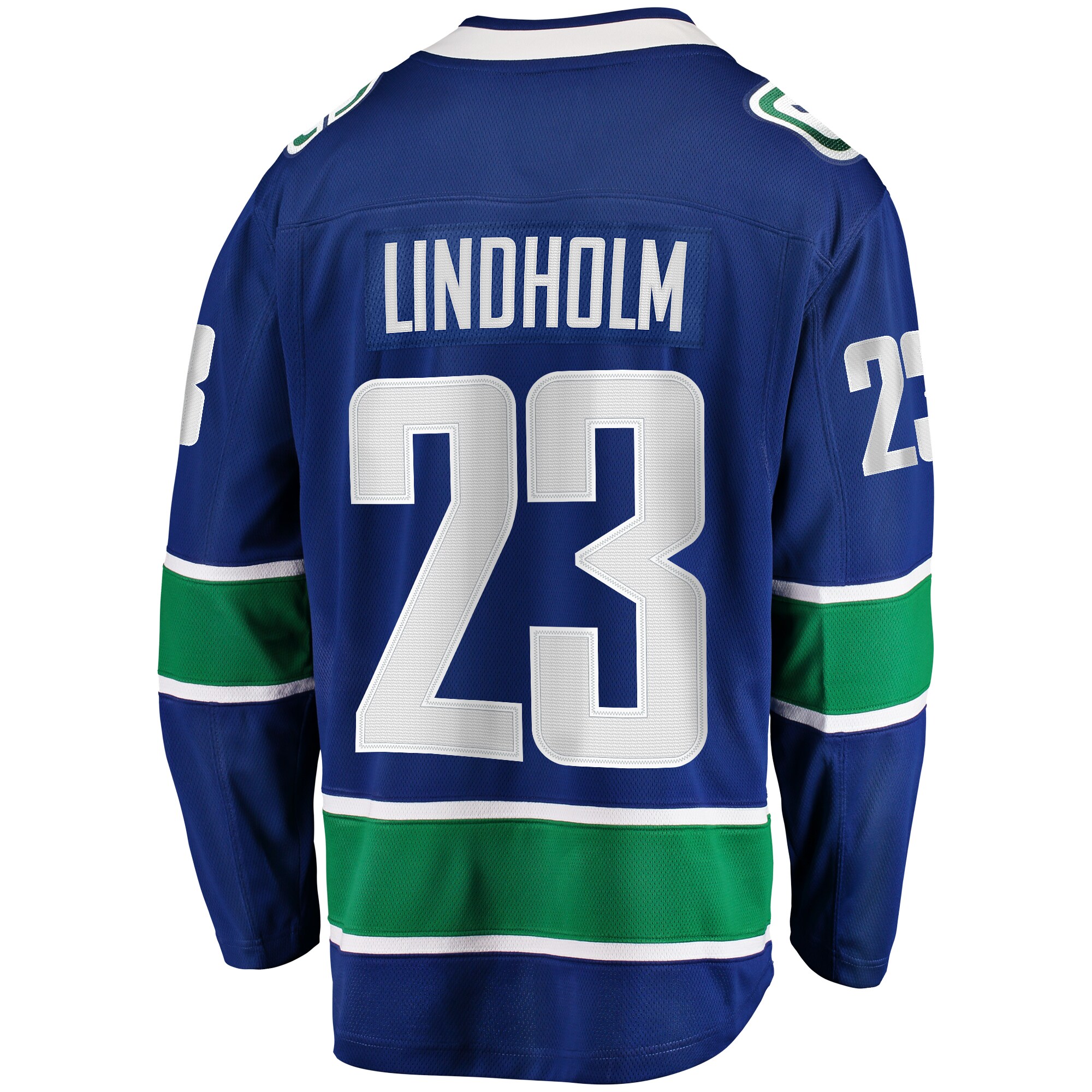Elias Lindholm Vancouver Canucks Fanatics Home Premier Breakaway   Jersey – Blue