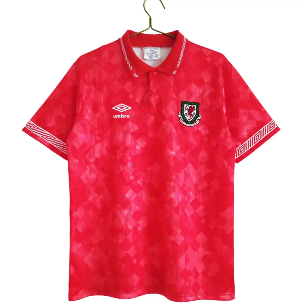 1990/92 Wales home retro jersey 1:1 Thai quality - Fans Edition
