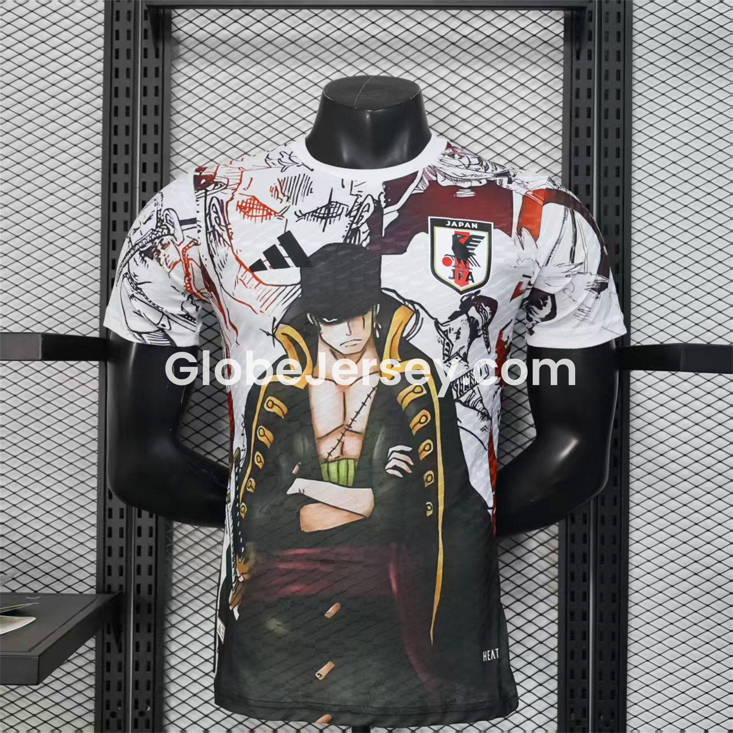 Japan 25-26 Roronoa Zoro White Special Jersey - Player Version