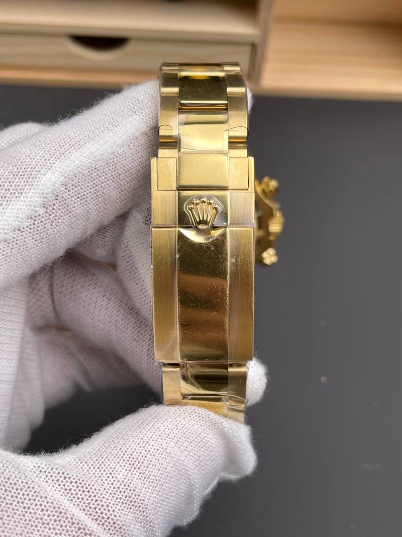 Rolex Daytona Full Gold Black Diamond