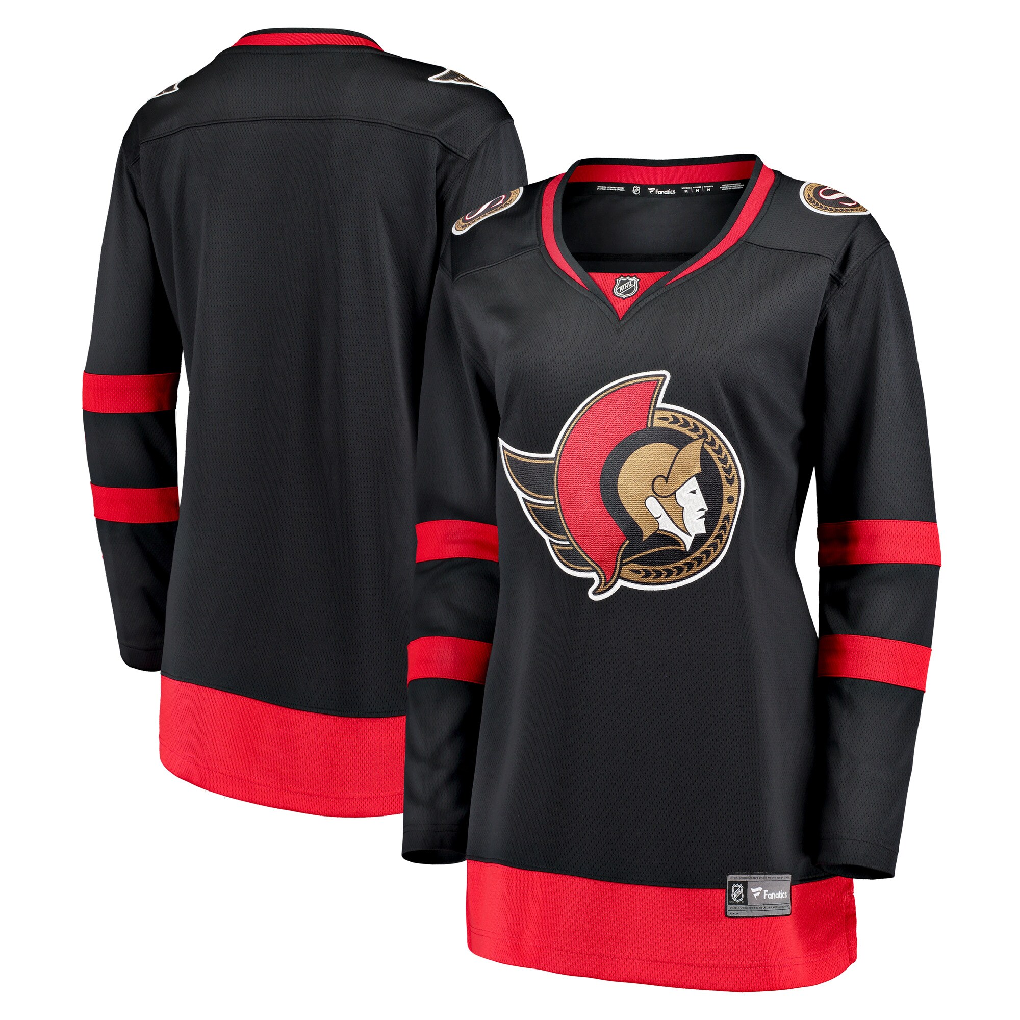 Ottawa Senators Fanatics Women’s Home Breakaway Jersey – Black
