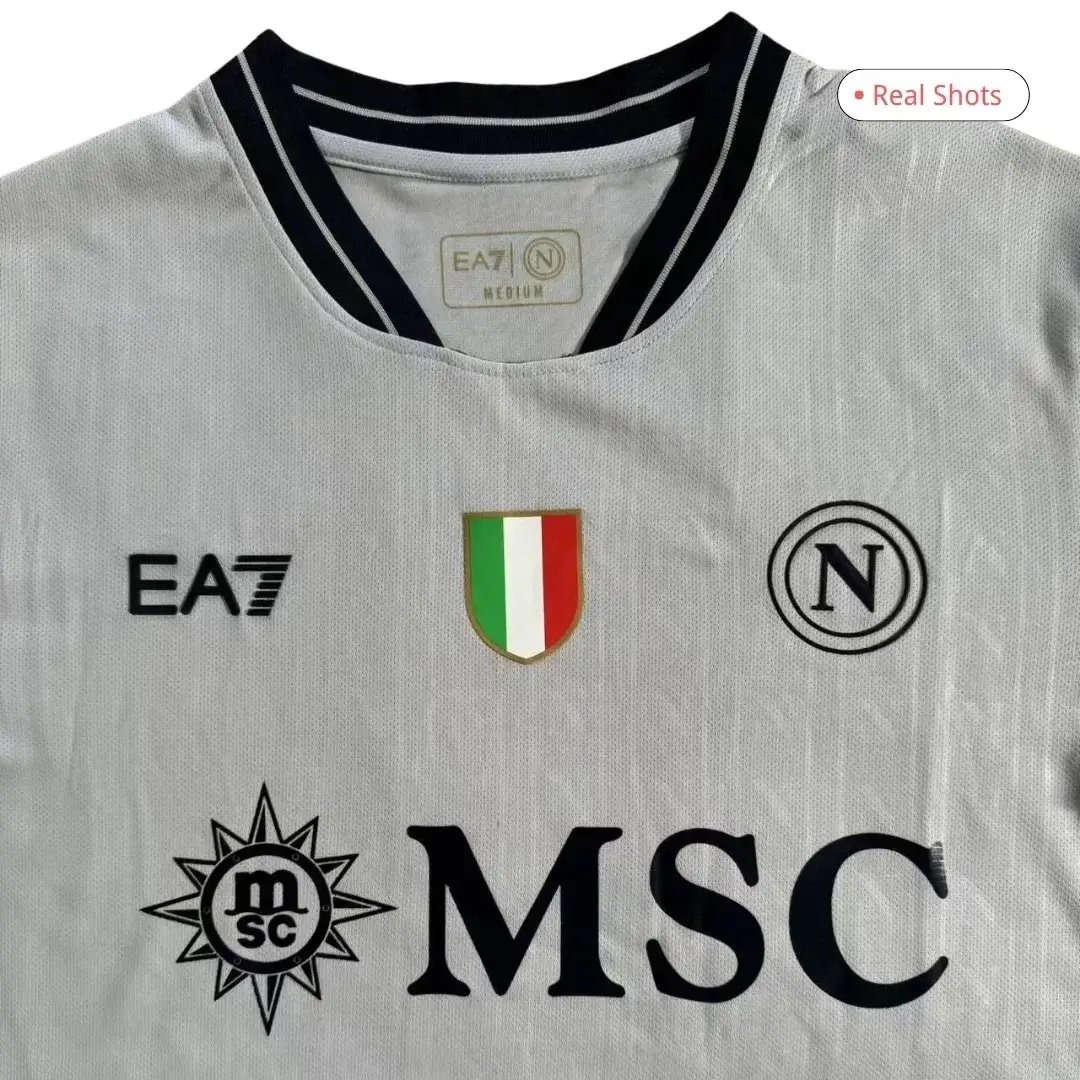 Napoli Goalkeeper Soccer Jersey 2025/26 White