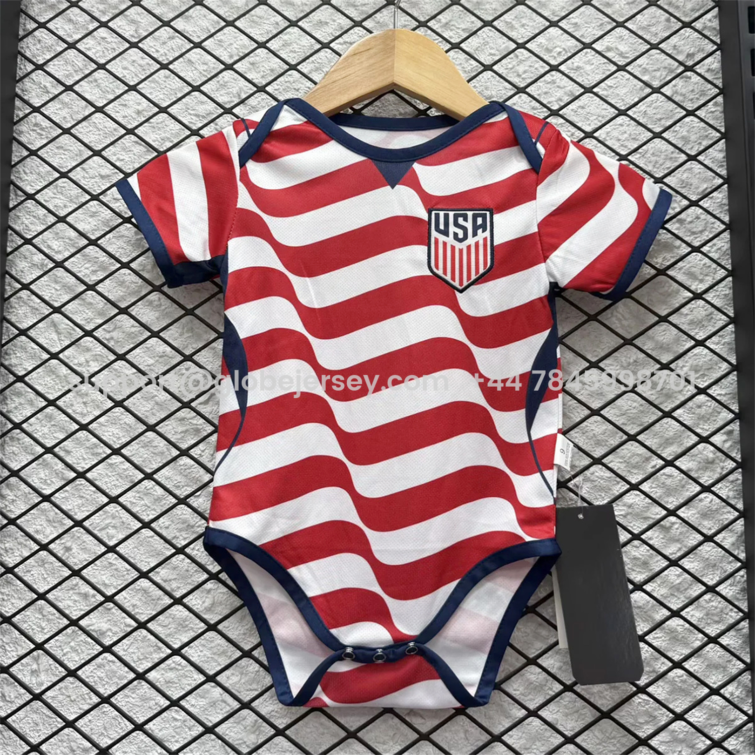 【Stripes on Both Sides】United States USA 2026 Home Baby Crawling Suit