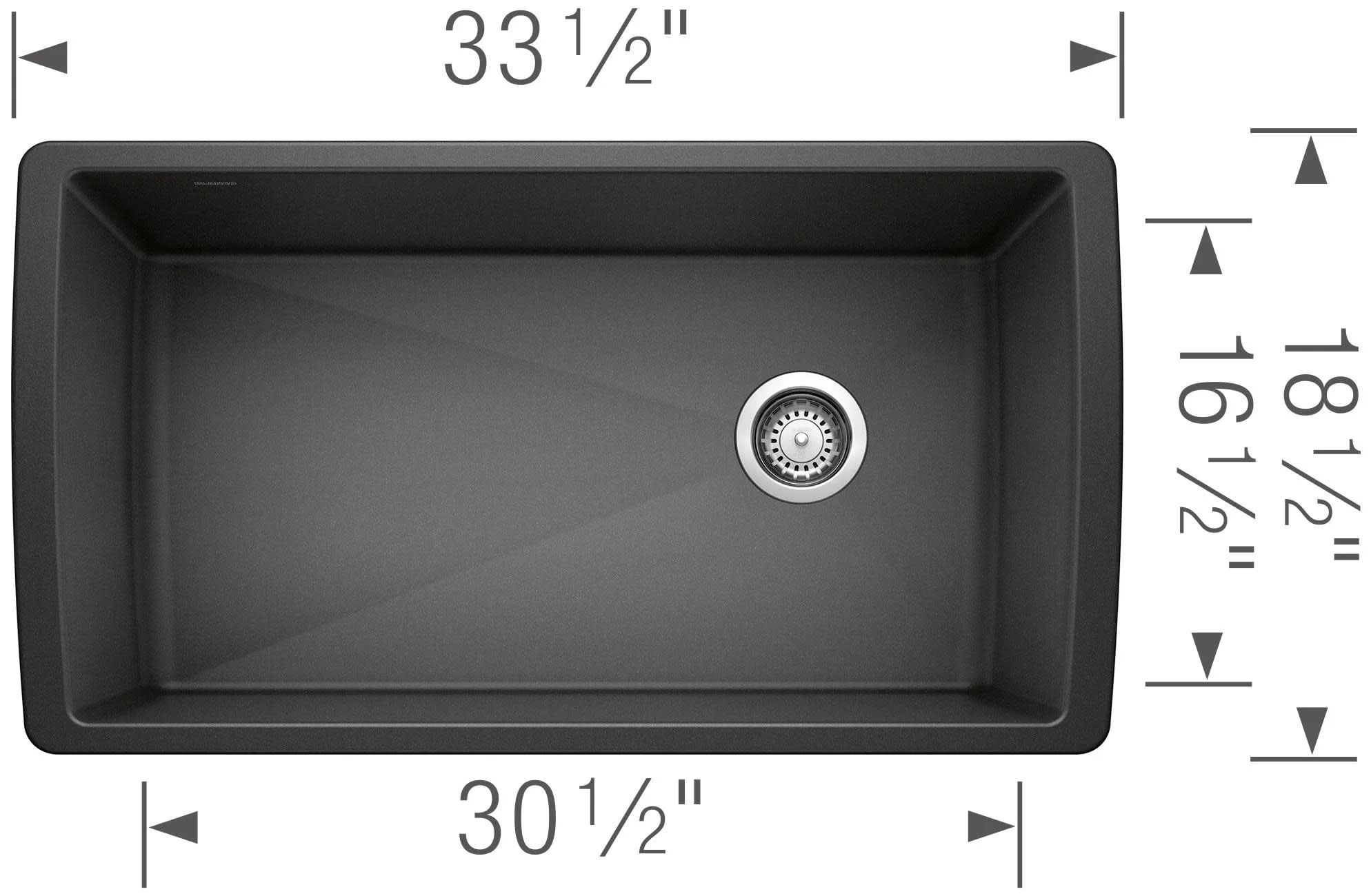 Blanco 442916: Diamond Collection 33.5