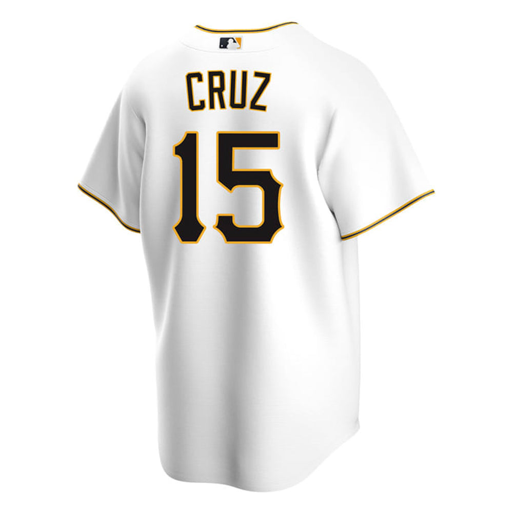 Men's Pittsburgh Pirates Oneil Cruz Cool Base Replica Home Jersey - White