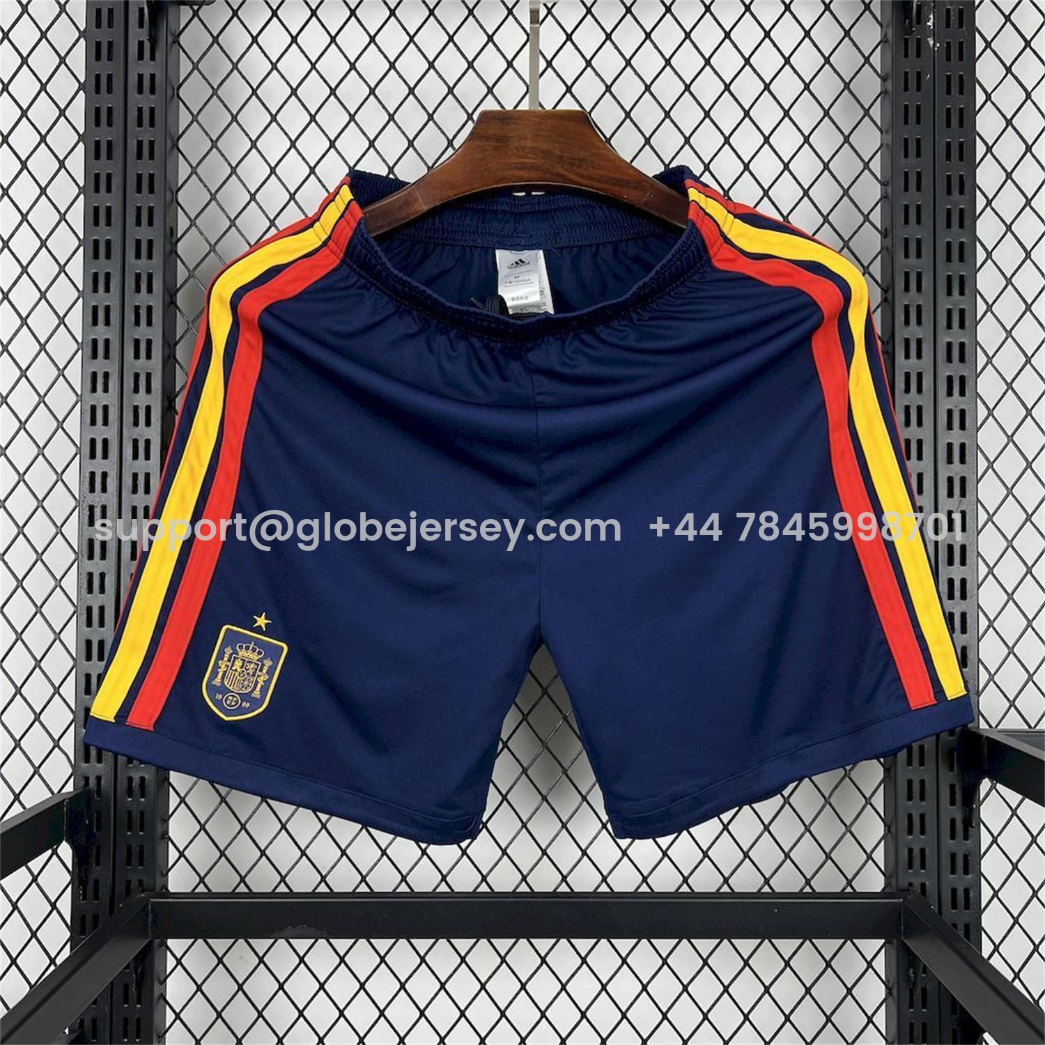 Spain 2026 Home Dark Blue Shorts - Fans Version