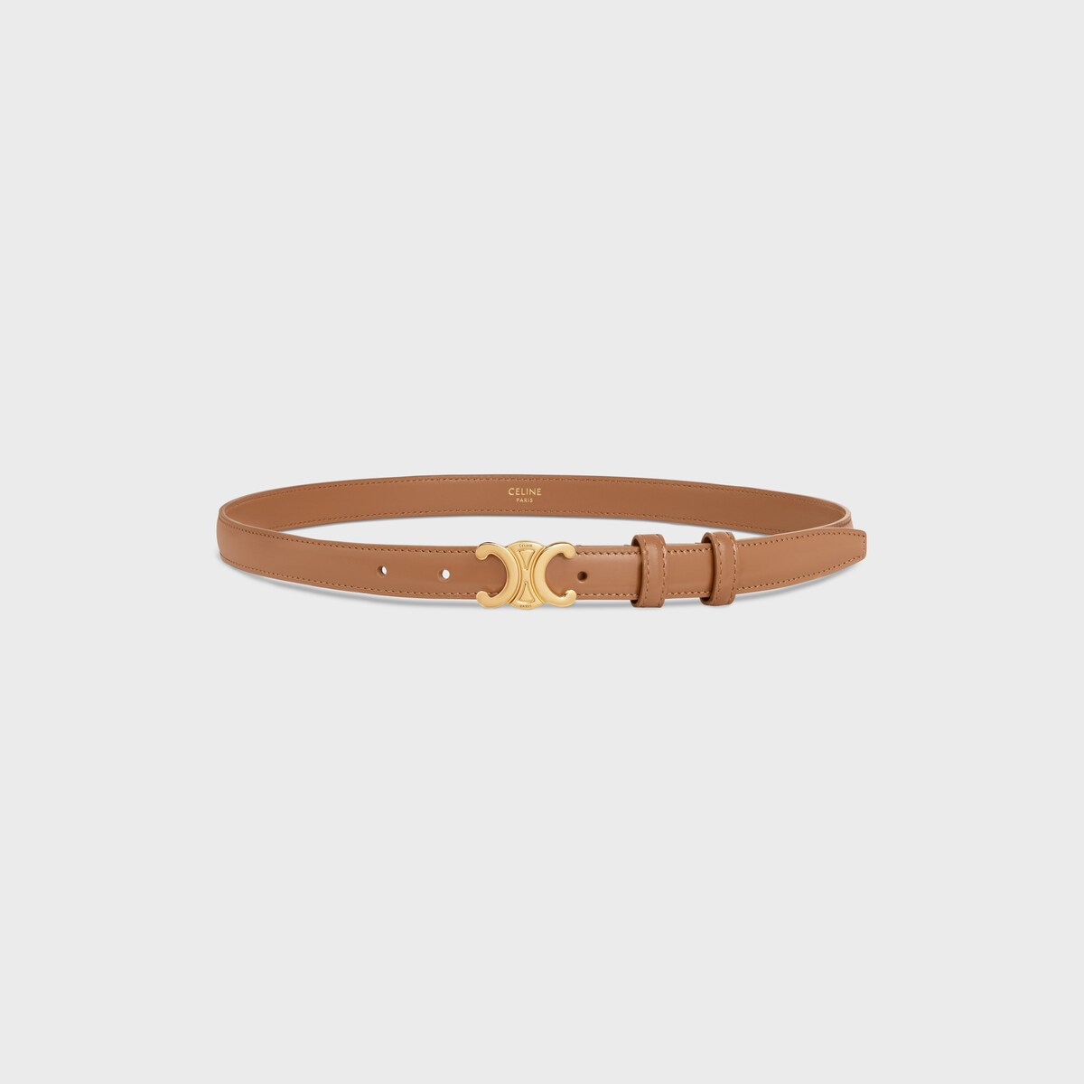 Small Triomphe Belt in Taurillon Leather
