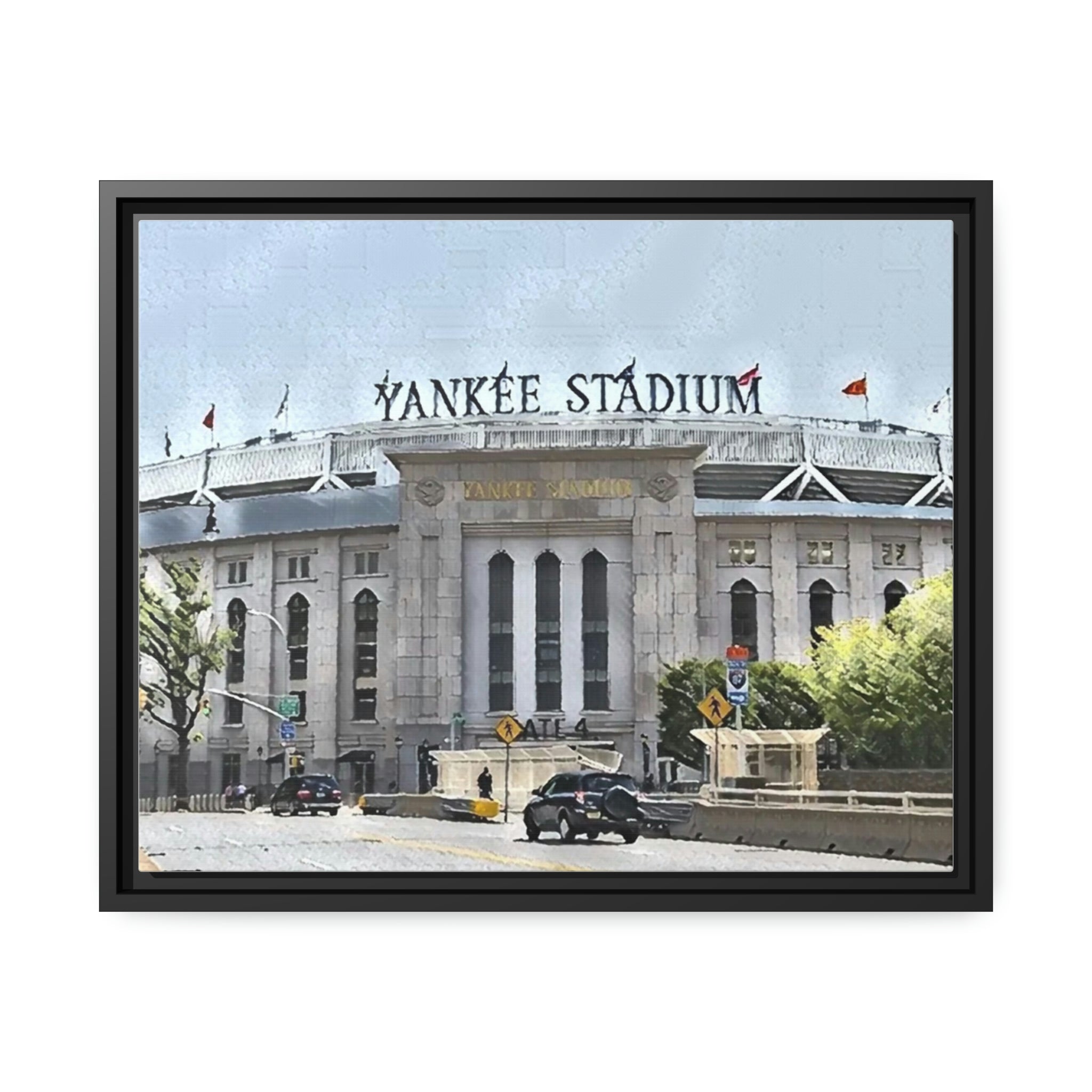 Yankee Stadium New York Yankees Classic Premium Wall Art Framed Canvas