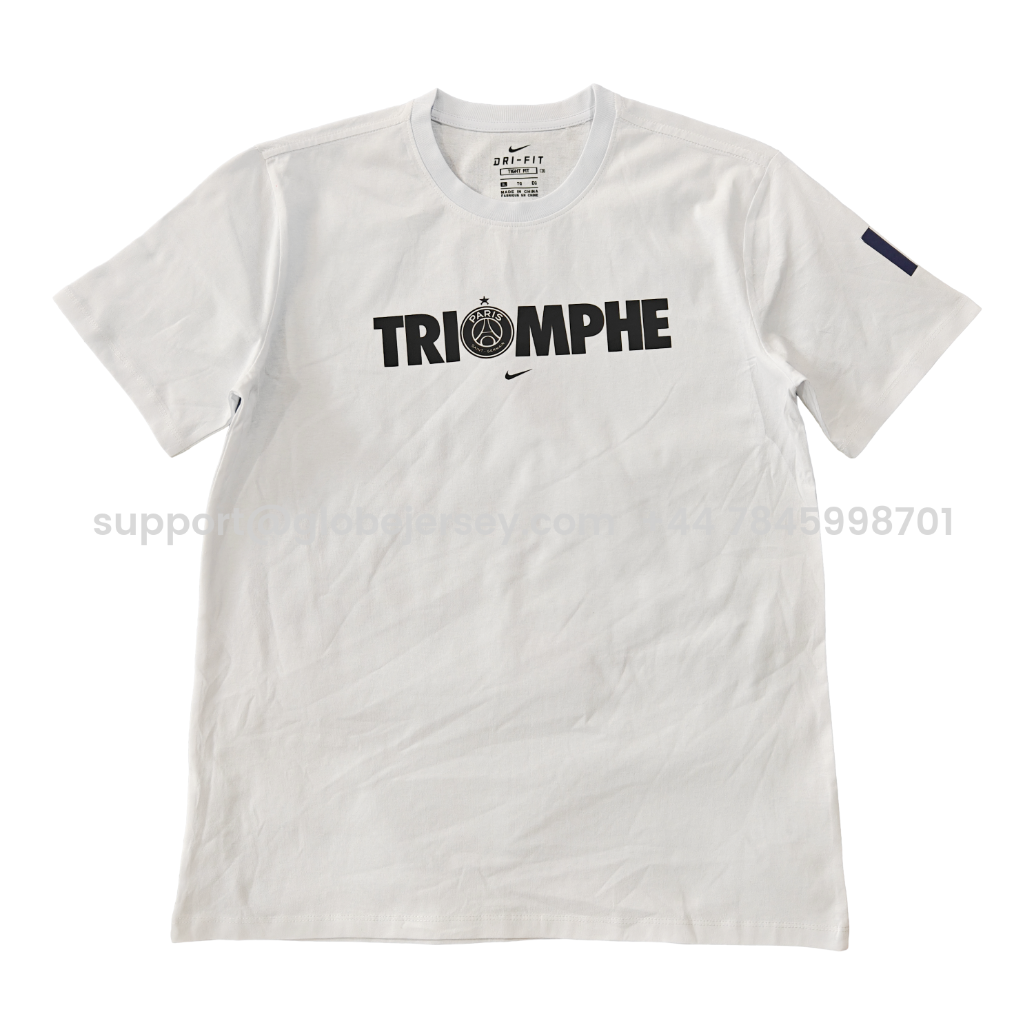 Paris Saint-Germain PSG 2025 Champions League Commemorative White T-shirt