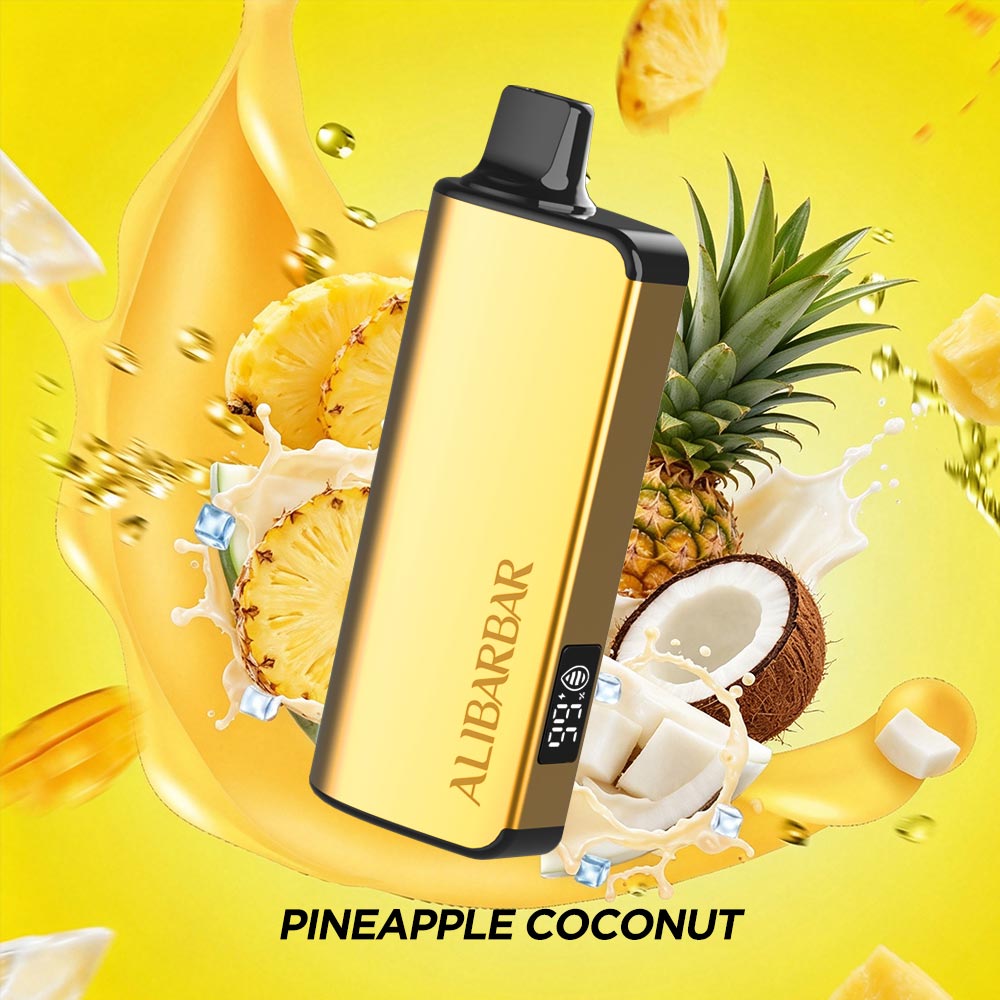 PINEAPPLE COCONUT - ALIBARBAR INGOT 9000 Puffs