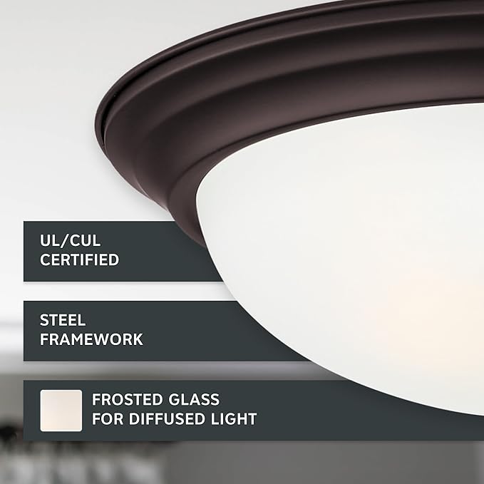 Reedley 3-Lights Flush Mount Ceiling Light