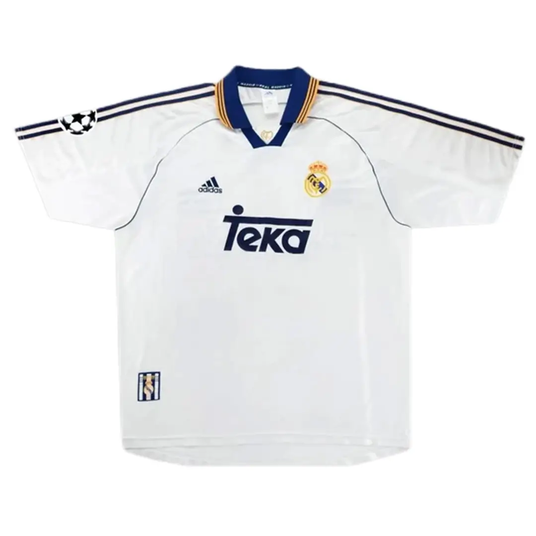 R.Carlos #3 Real Madrid 1998/00 Home Retro Soccer Jersey