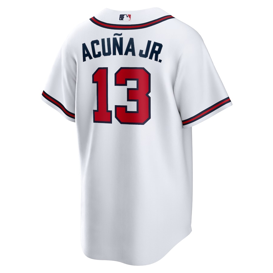 Ronald Acuna Jr. Atlanta Braves Home Replica Name Jersey - White