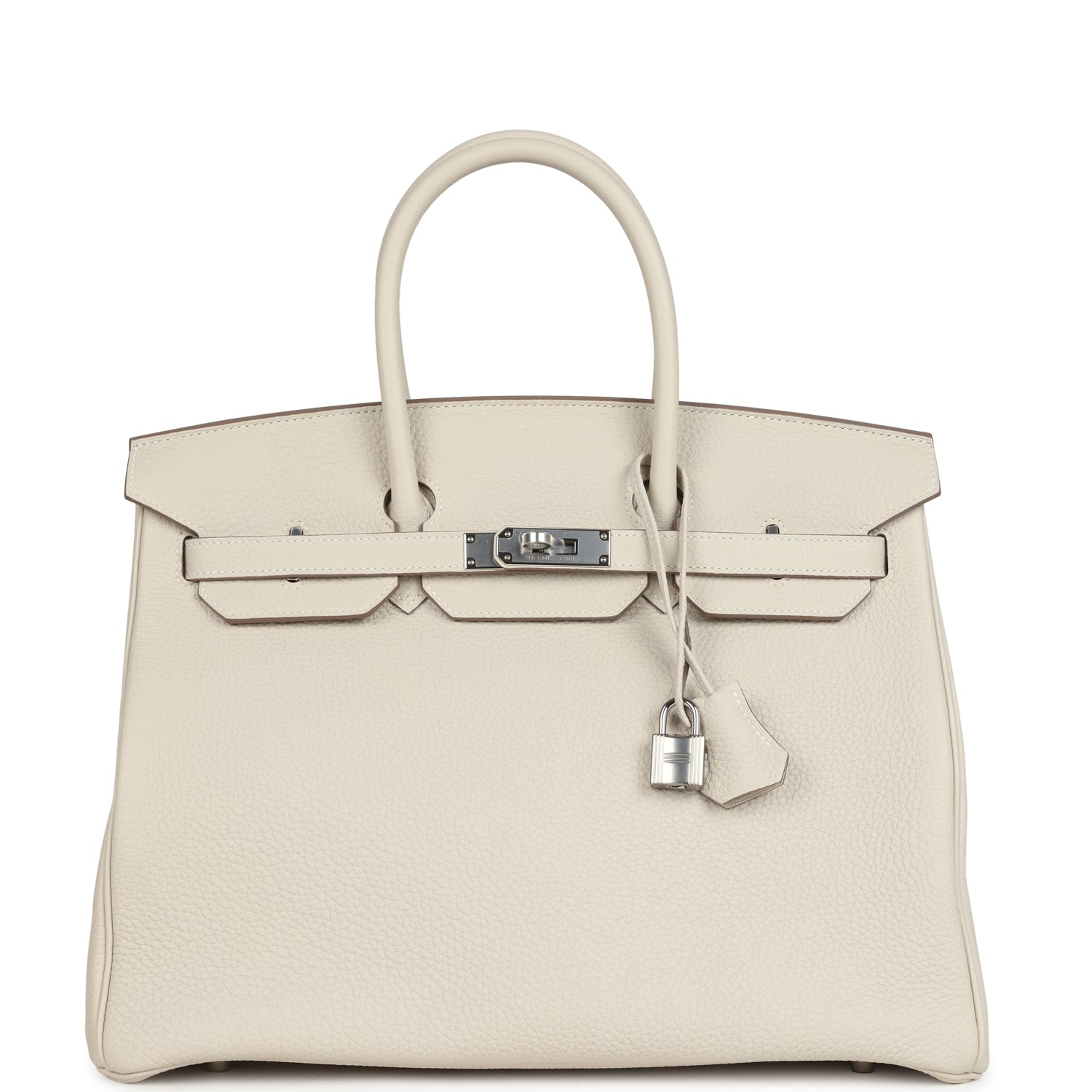 Birkin 35 Mushroom Togo Palladium Hardware