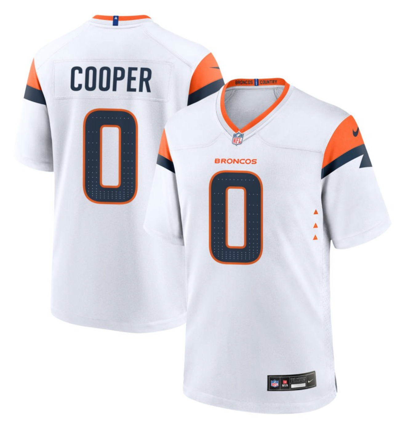 Jonathan Cooper Denver Broncos 2024 Jersey