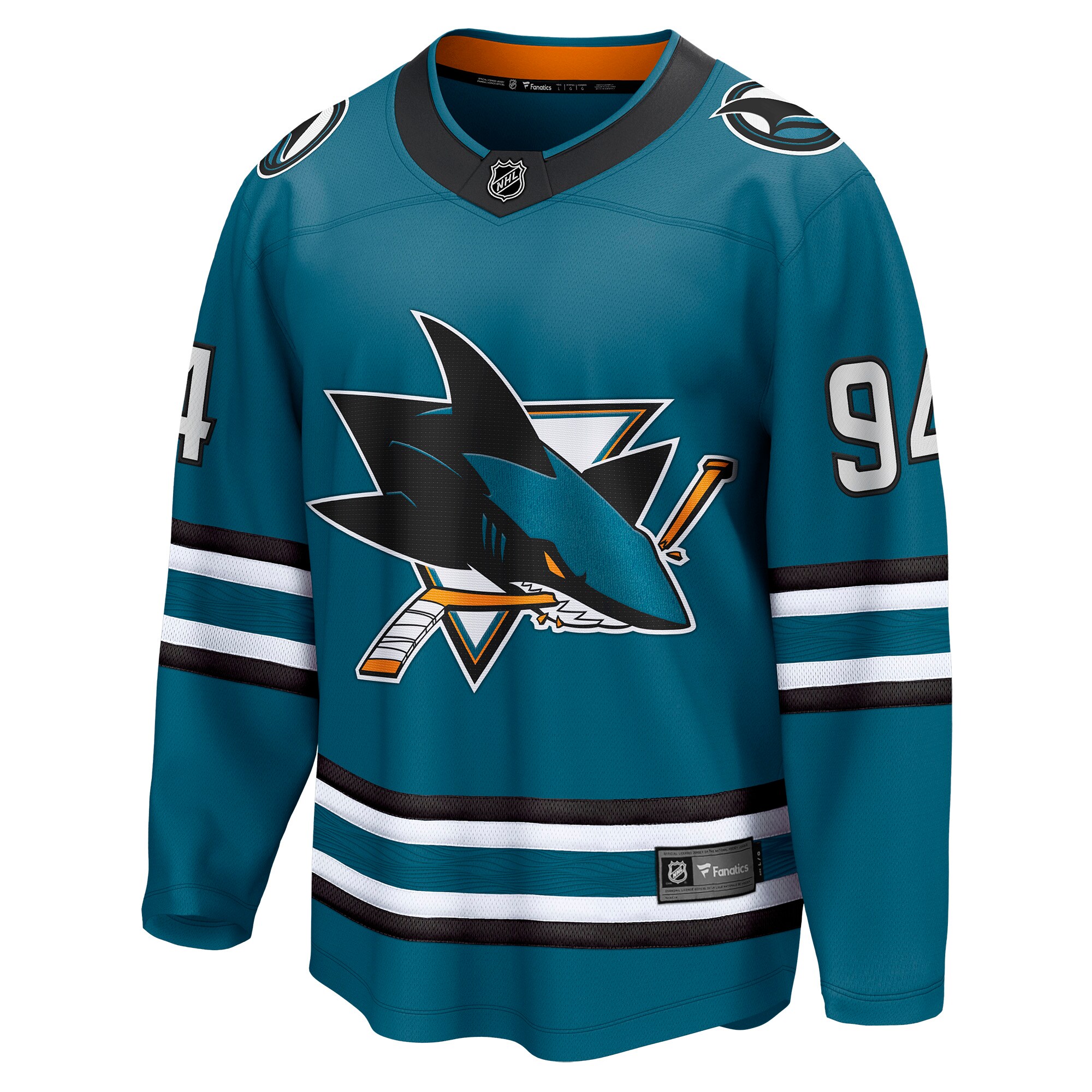 Alexander Barabanov San Jose Sharks Fanatics Home Breakaway   Jersey – Teal