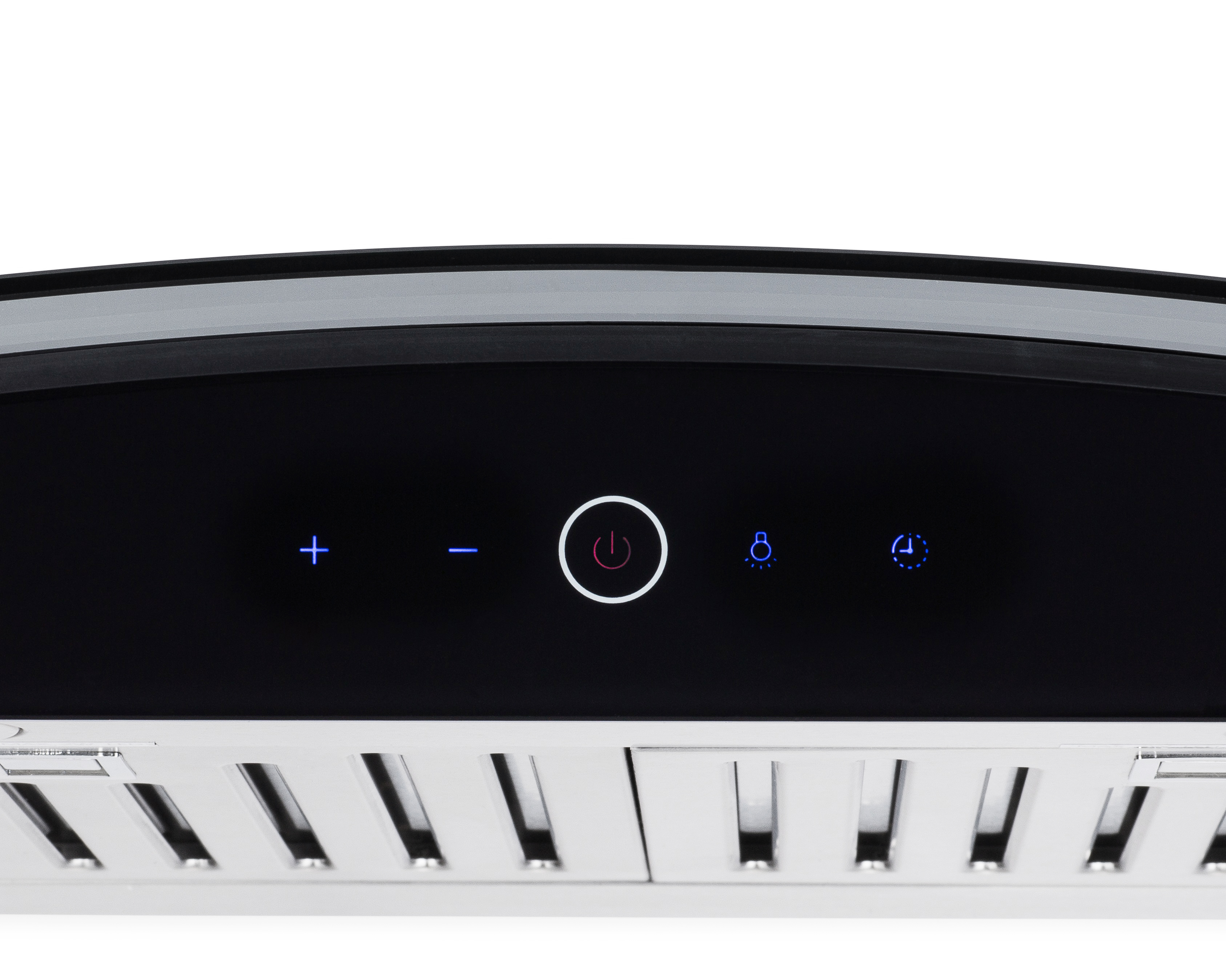 Hauslane|Chef Series WM-639 30-inch Wall Mounted Range Hood | Contemporary Design Professional Suction | Dishwasher Safe Baffle Filters, 3 Speed Settings, Touch Control Panel