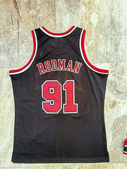 Chicago Bulls Rodman  91 Black MN