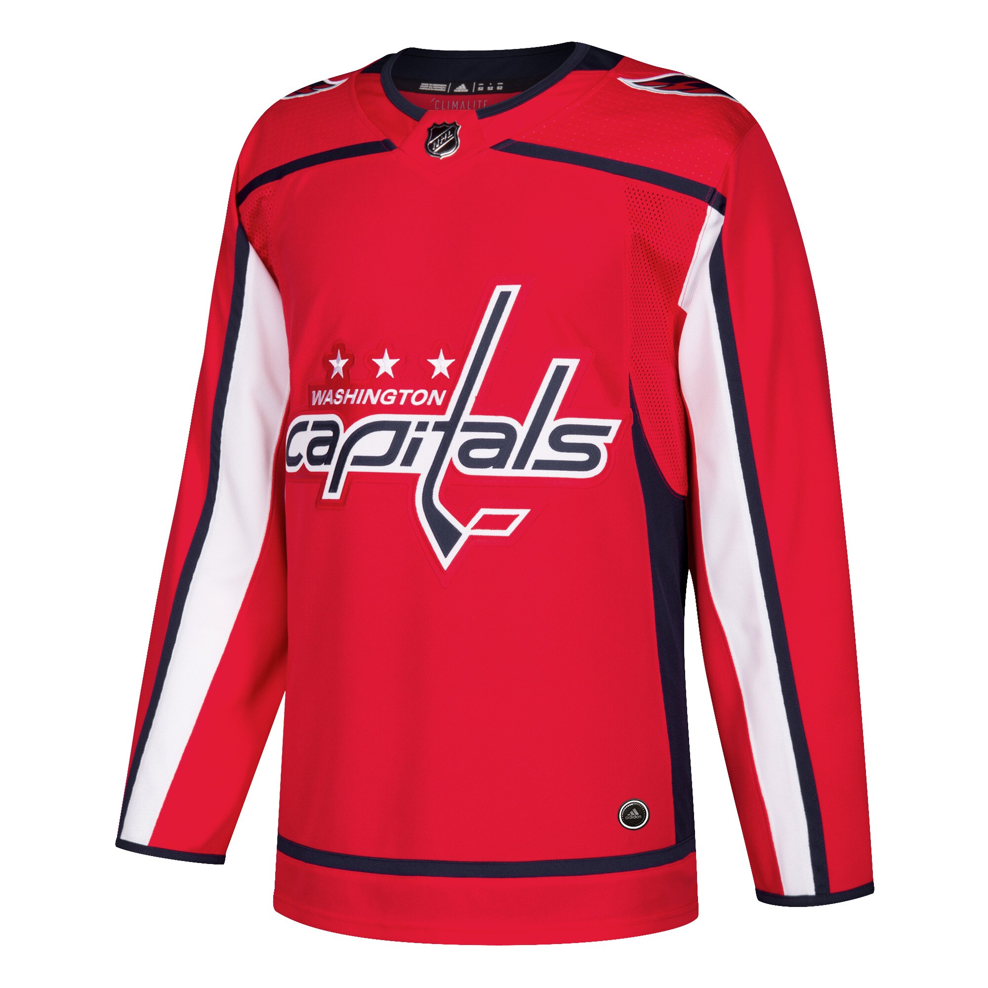 Washington Capitals  Home  Blank Jersey – Red