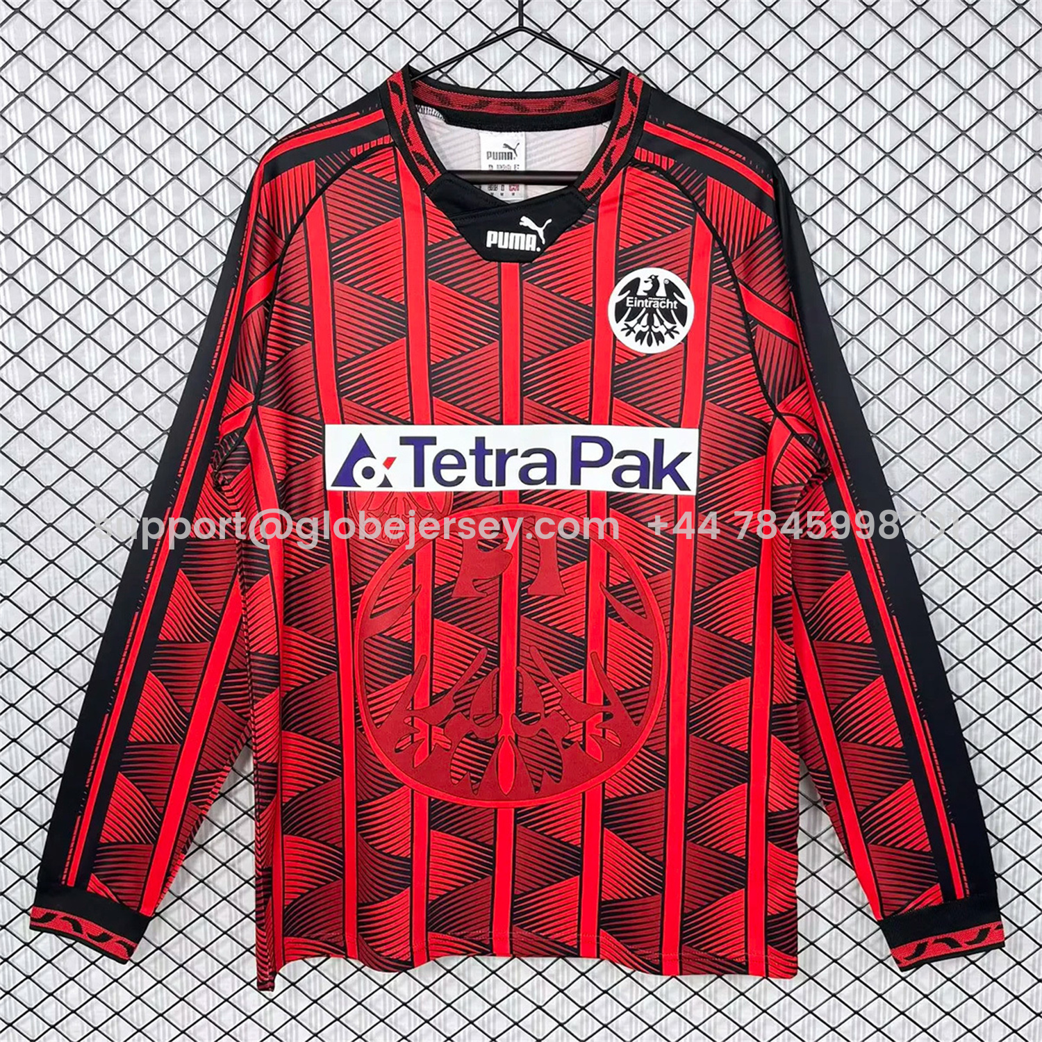 Retro Frankfurt 1995-96 Home Long Sleeves Jersey