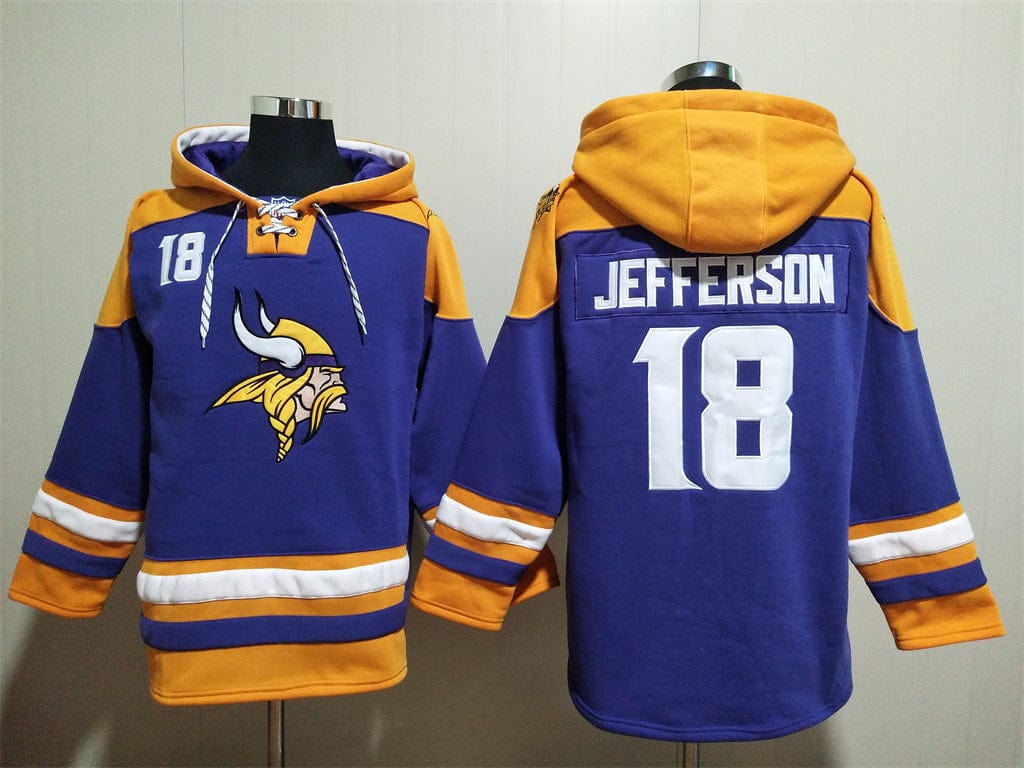 Minnesota Vikings Hoodie #18 JEFFERSON