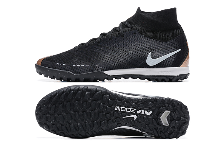 Assassin XV high-top fully knitted waterproof MD air cushion grass spike football shoes